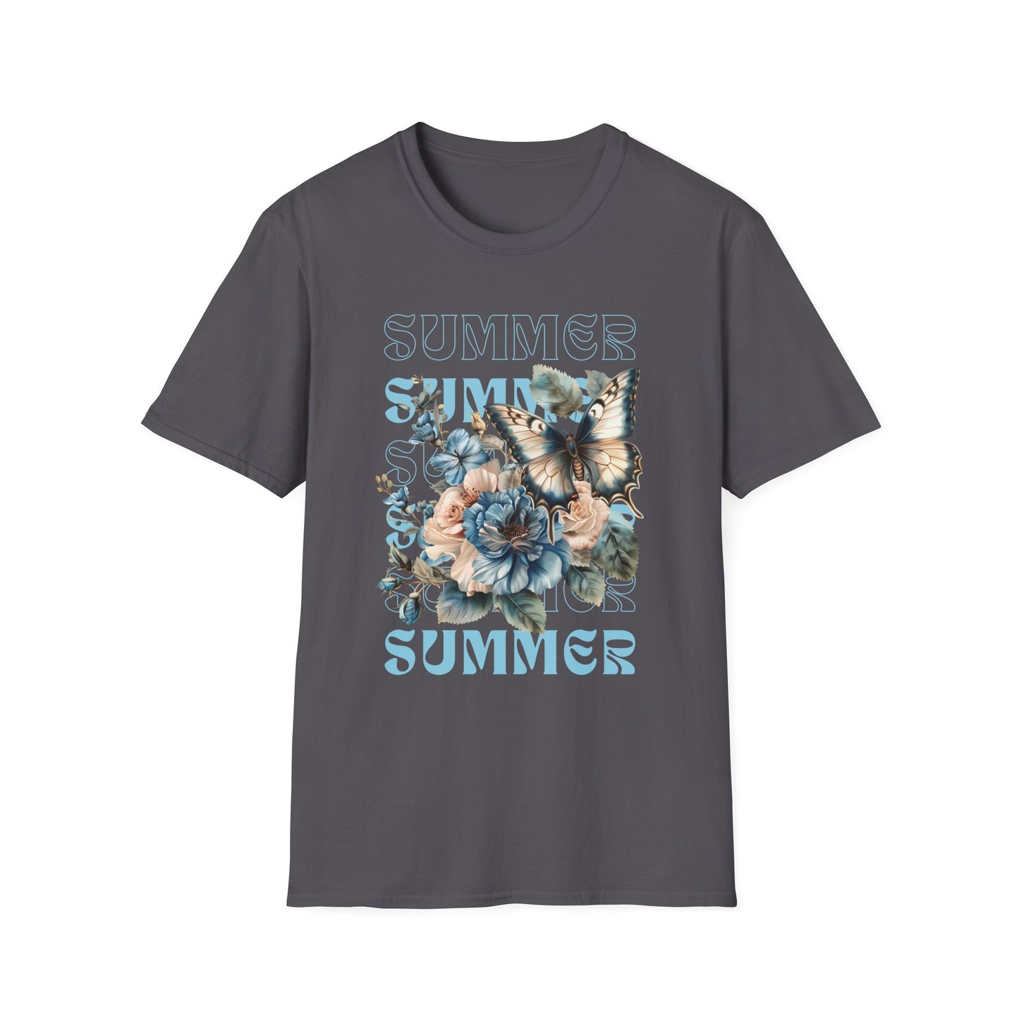 Vibrant Butterfly Tee | Unisex Joyful Summer Shirt