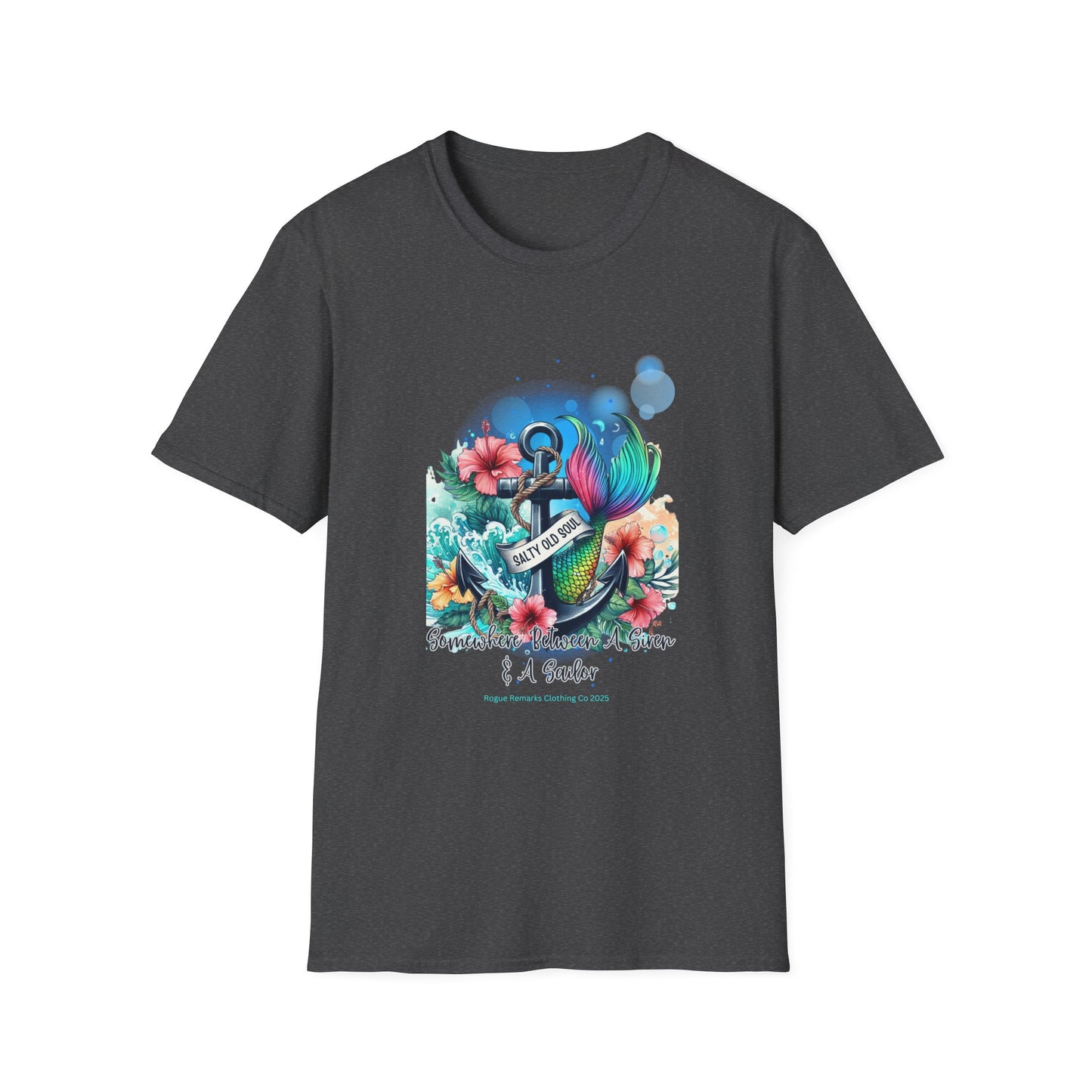 Somewhere Between a Siren & a Sailor Unisex Softstyle T-Shirt