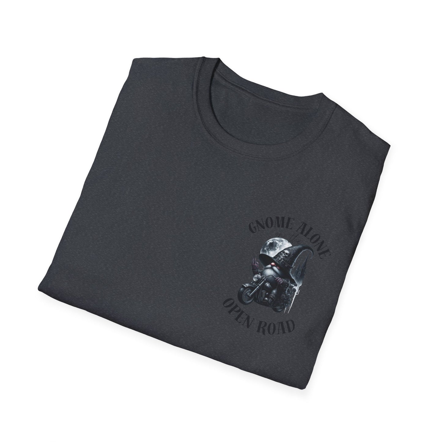 Gnome Alone on the Open Road Unisex Softstyle T-Shirt