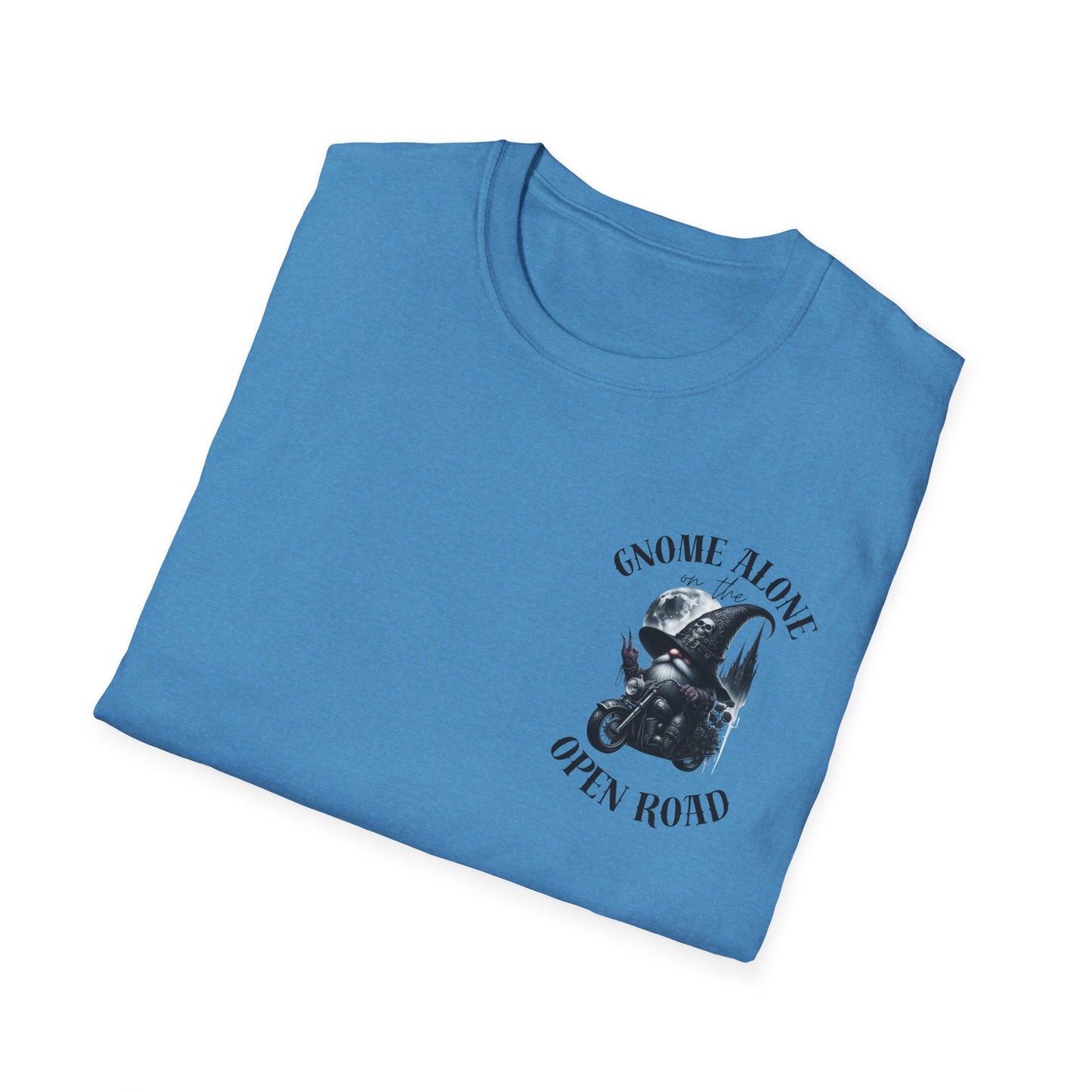 Gnome Alone on the Open Road Unisex Softstyle T-Shirt