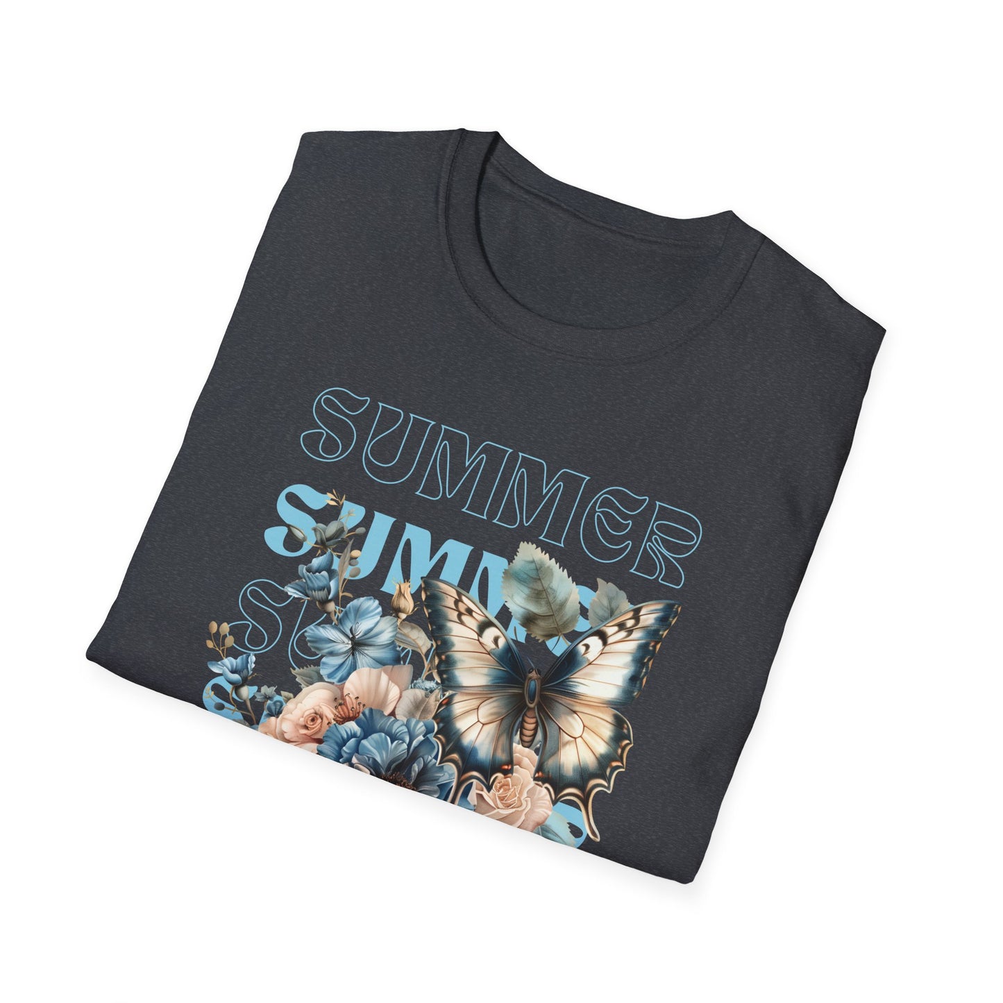 Vibrant Butterfly Tee | Unisex Joyful Summer Shirt