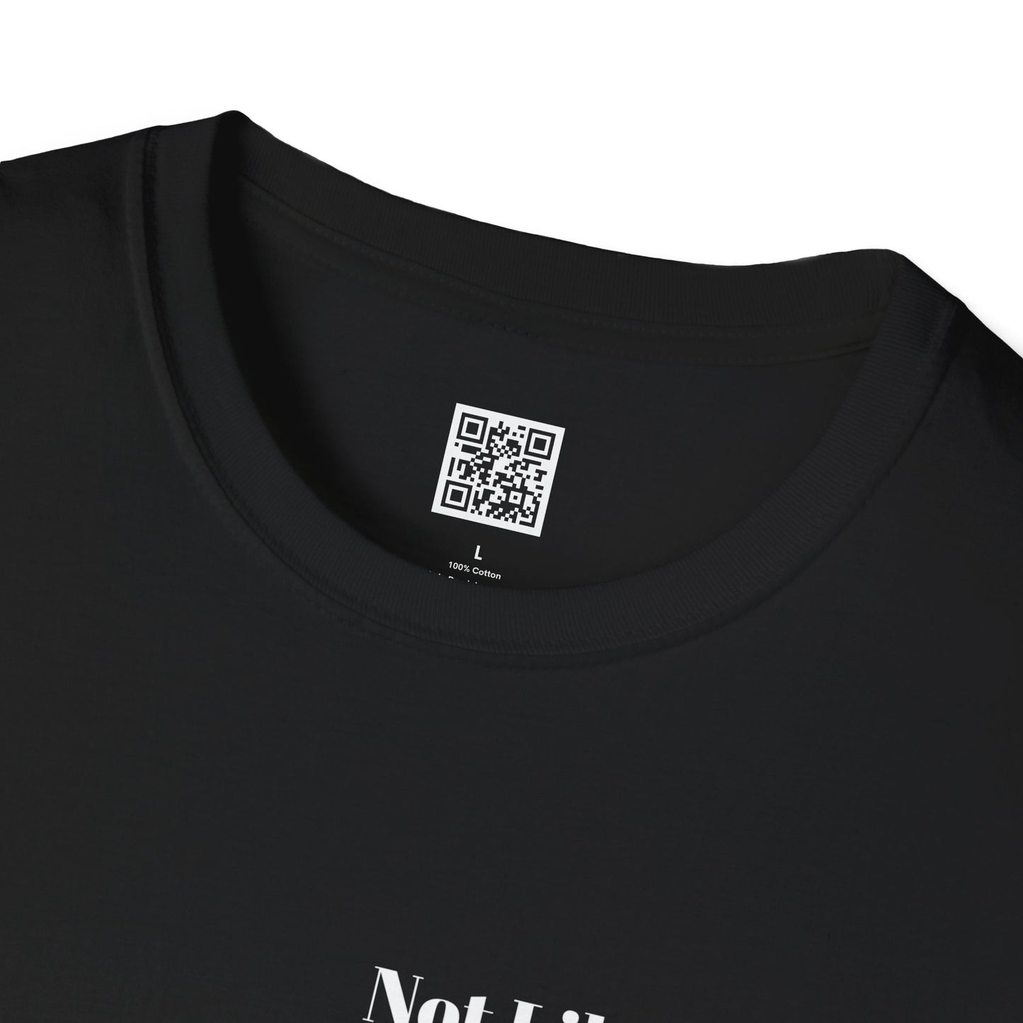 “Don’t Be a Little B**” QR Code Tee – SCAN IF YOU DARE!