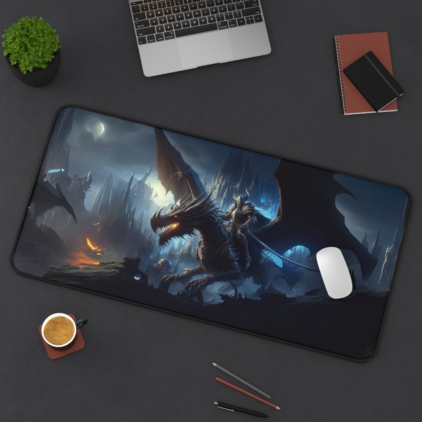 Throne of Embers Gaming Desk Mat