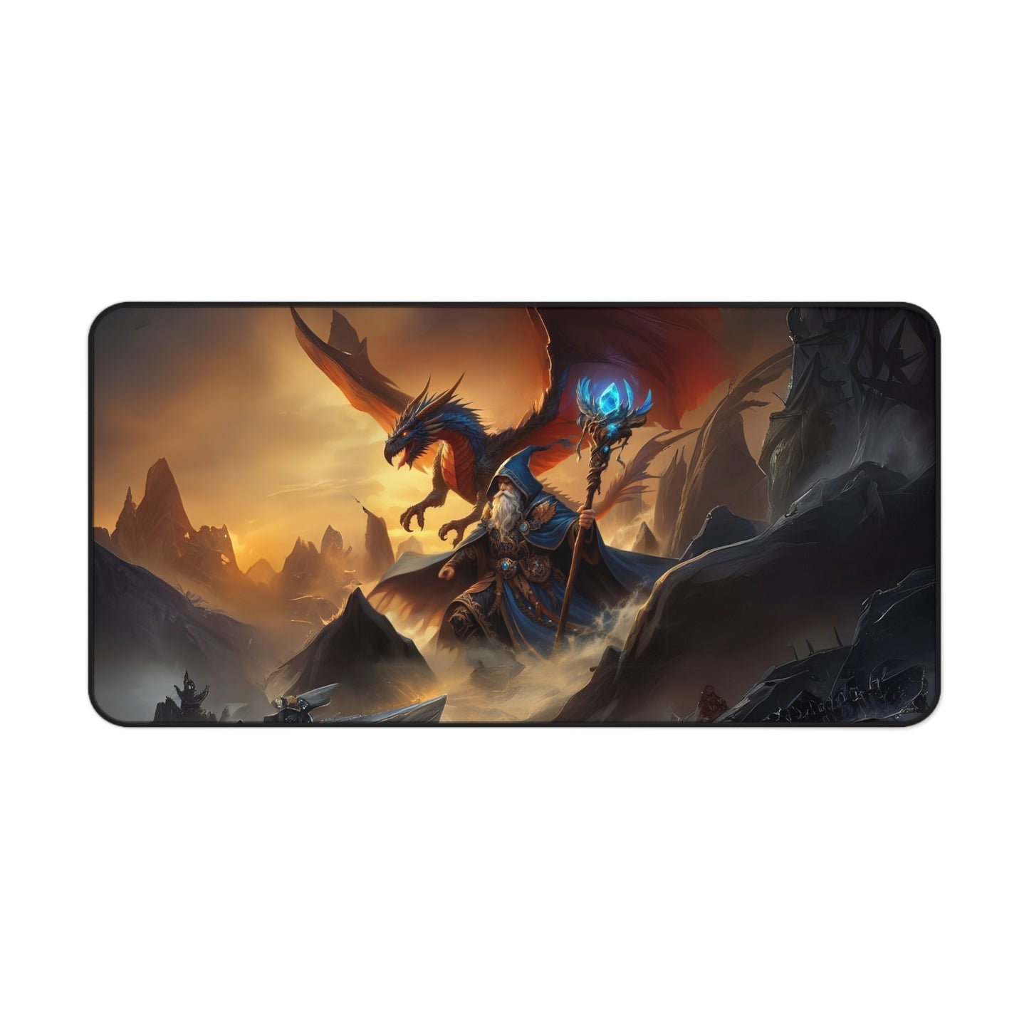 The Mage’s Last Stand Gaming Desk Mat
