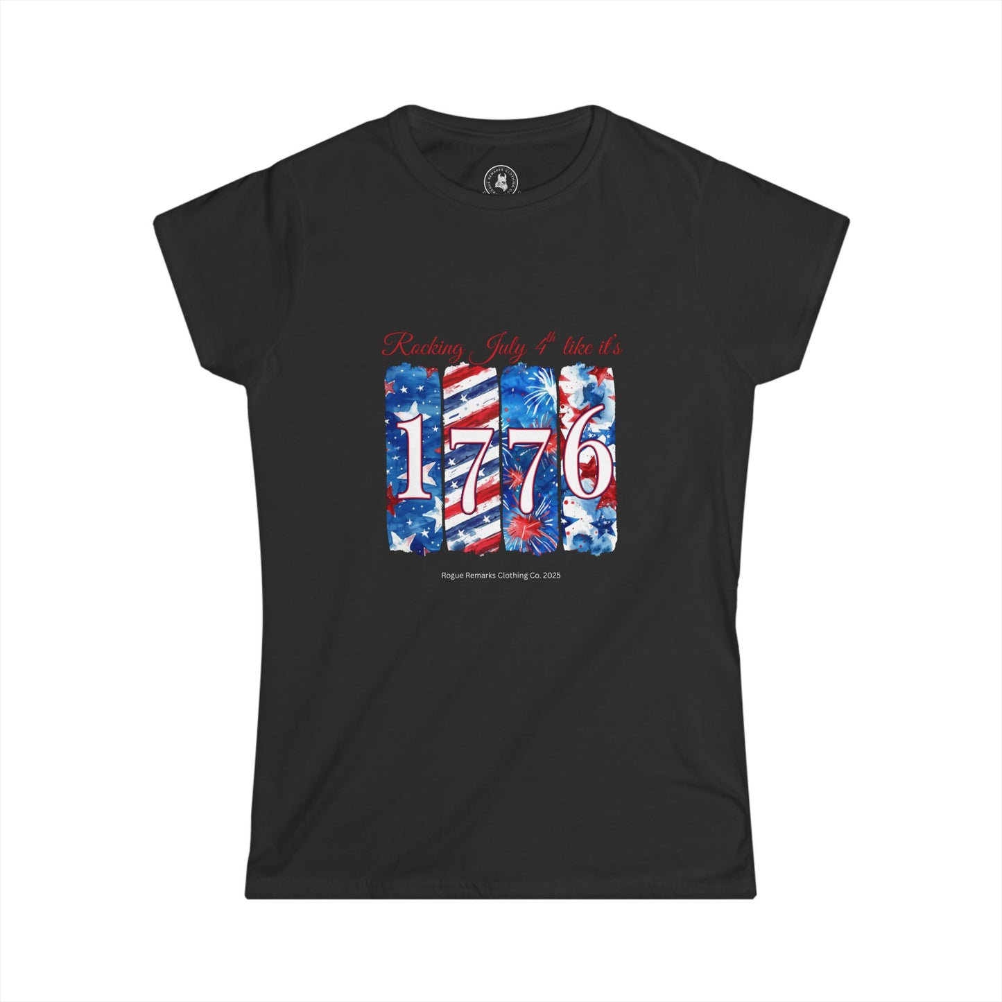 Rocking July 4th Like It’s 1776 Women's Softstyle Tee