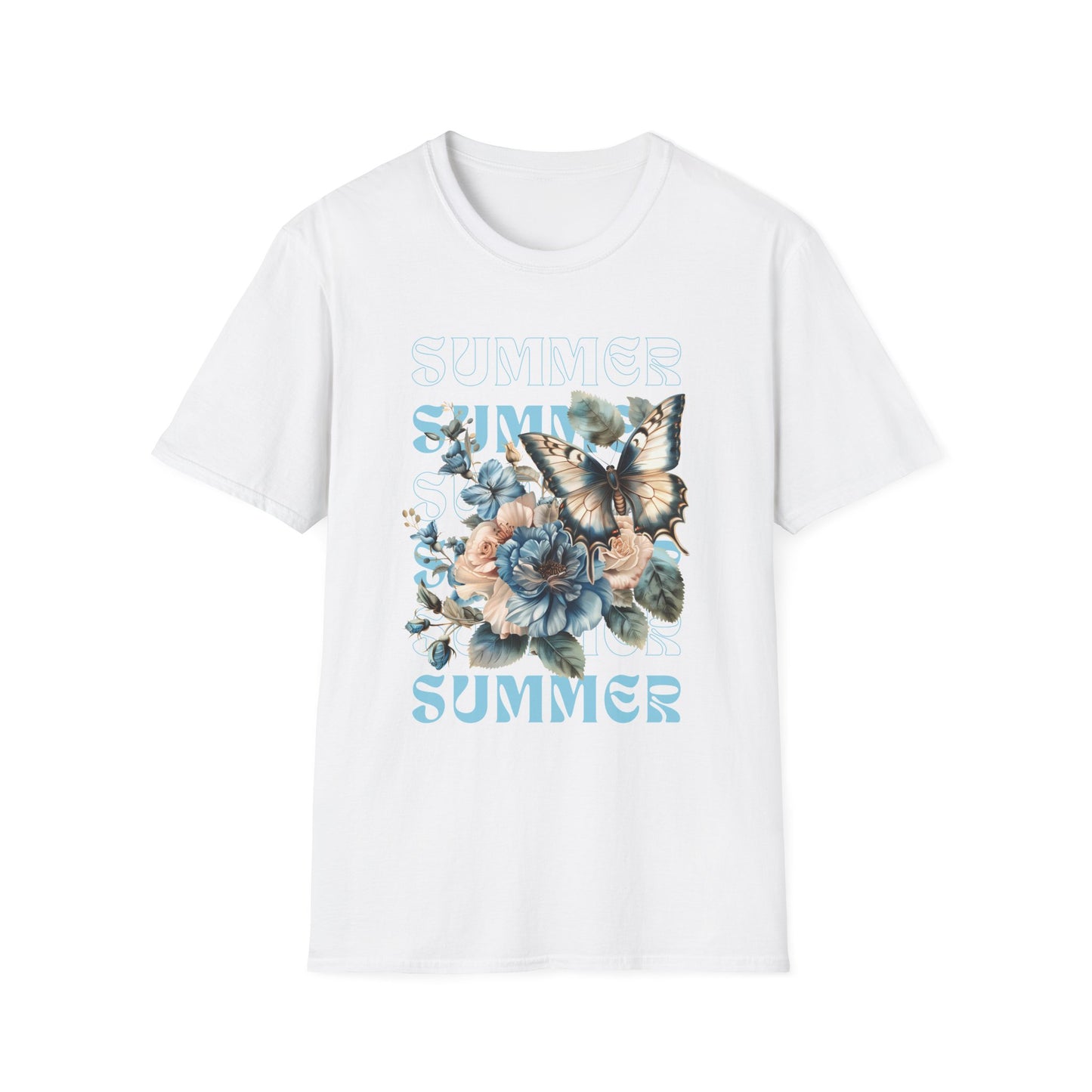 Vibrant Butterfly Tee | Unisex Joyful Summer Shirt