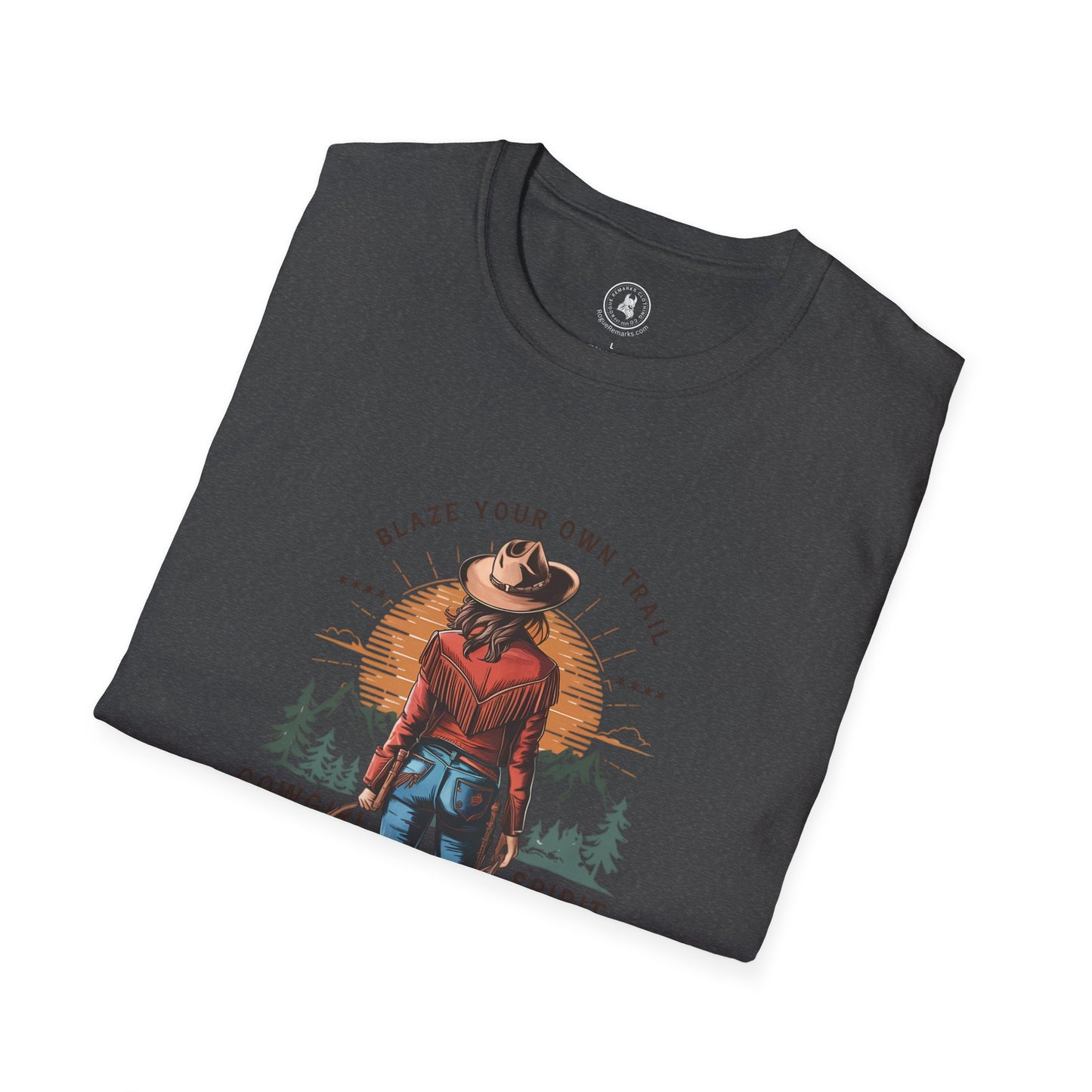 Blaze Your Own Trail Tee – Cowgirl Spirit Edition Unisex Softstyle T-Shirt
