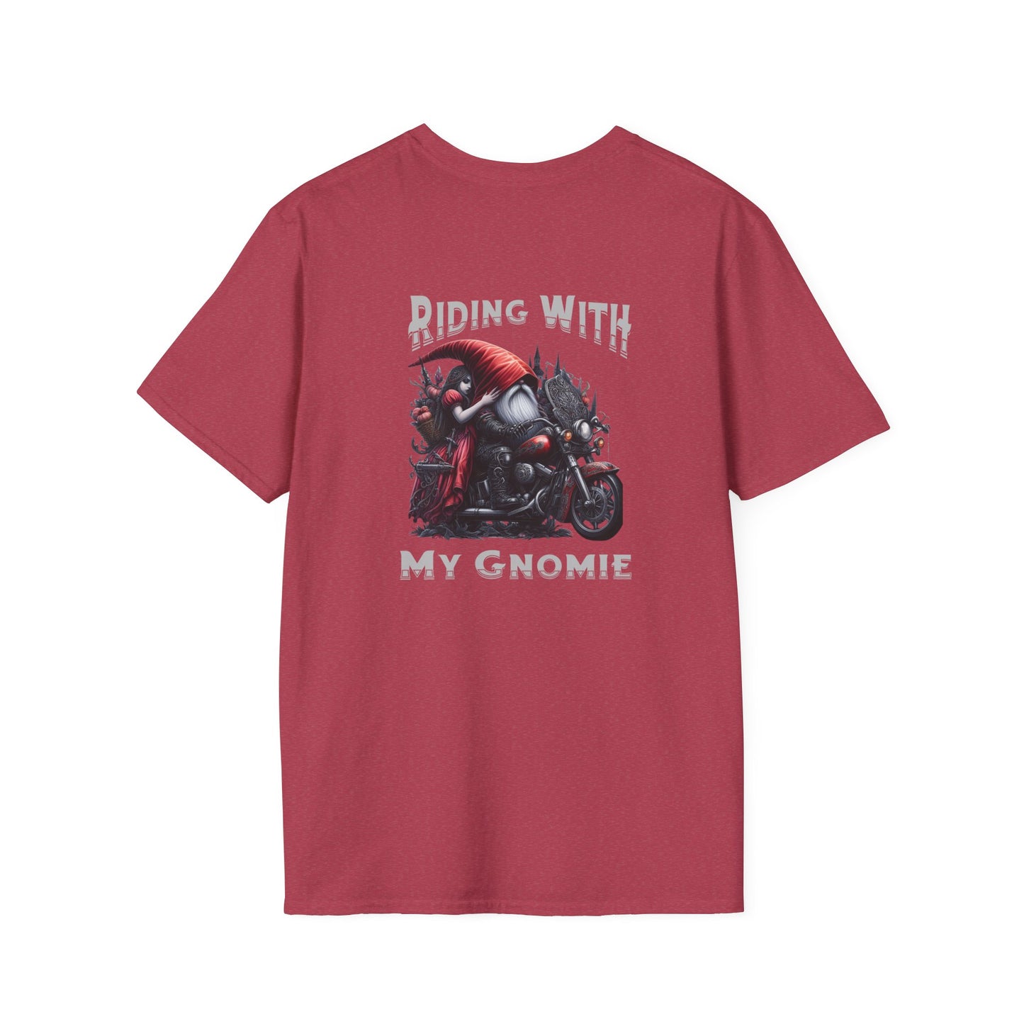 “Riding with My Gnomie” Unisex Softstyle T-Shirt