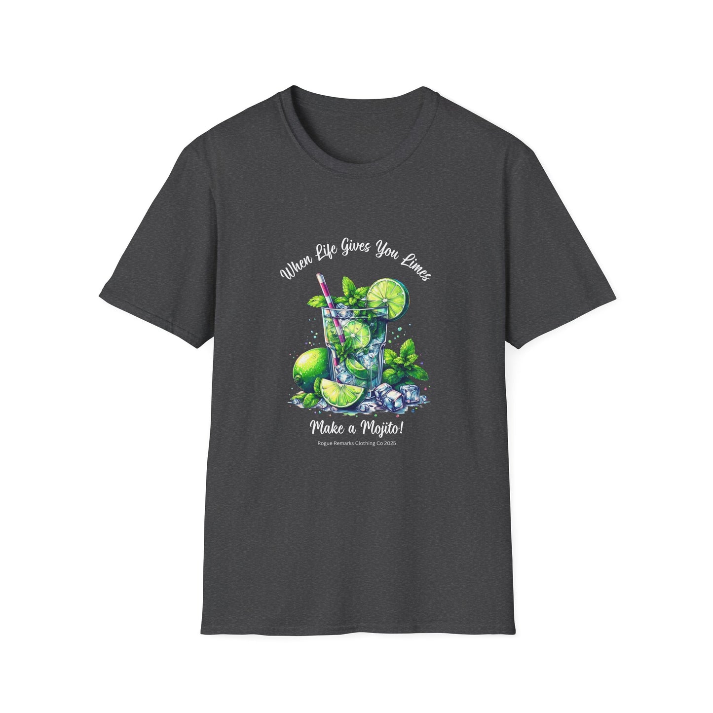 When Life Gives You Limes… Make a Mojito! Unisex Softstyle T-Shirt