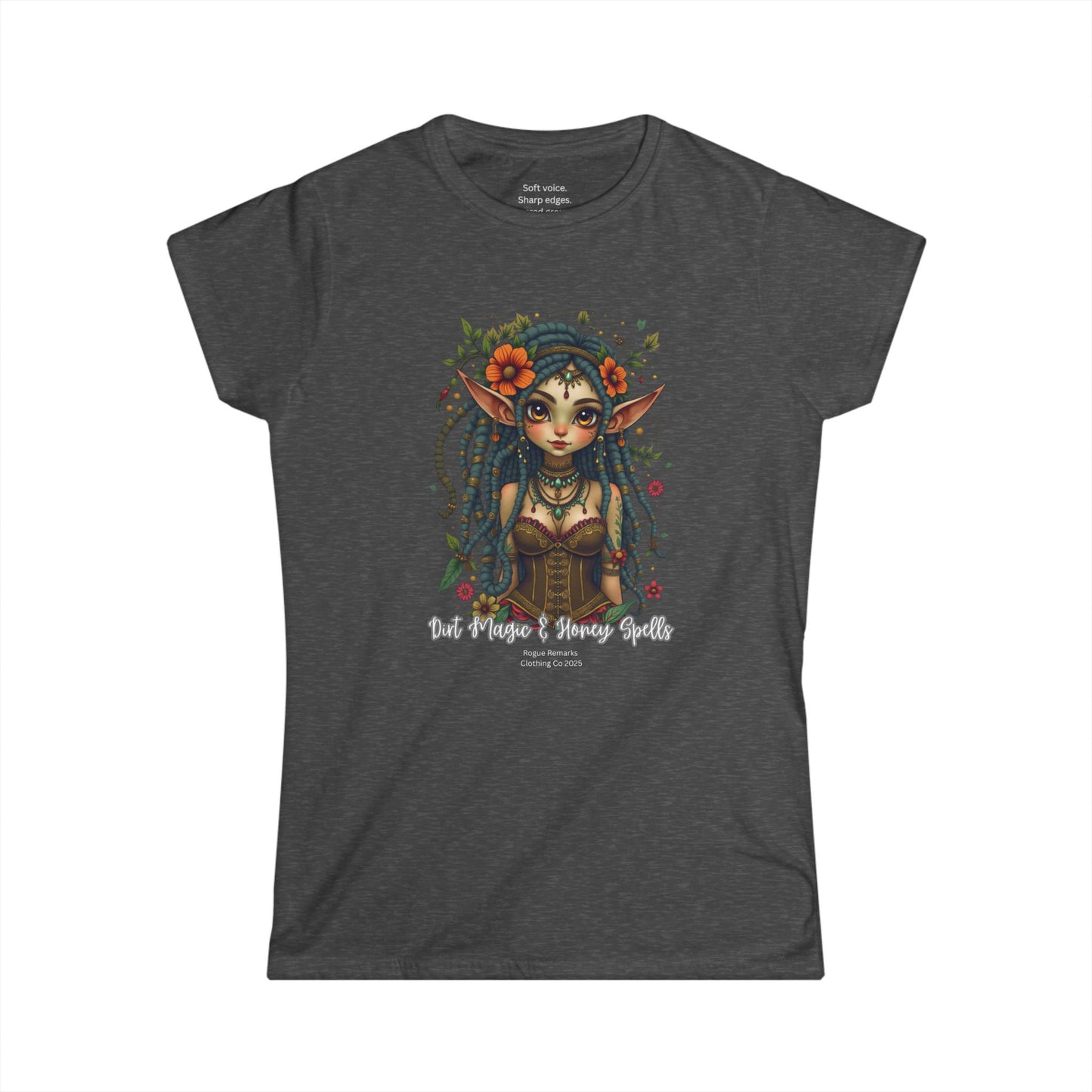 Dirt Magic & Honey Spells T-Shirt – Witchy Fae Apparel by Rogue Remarks