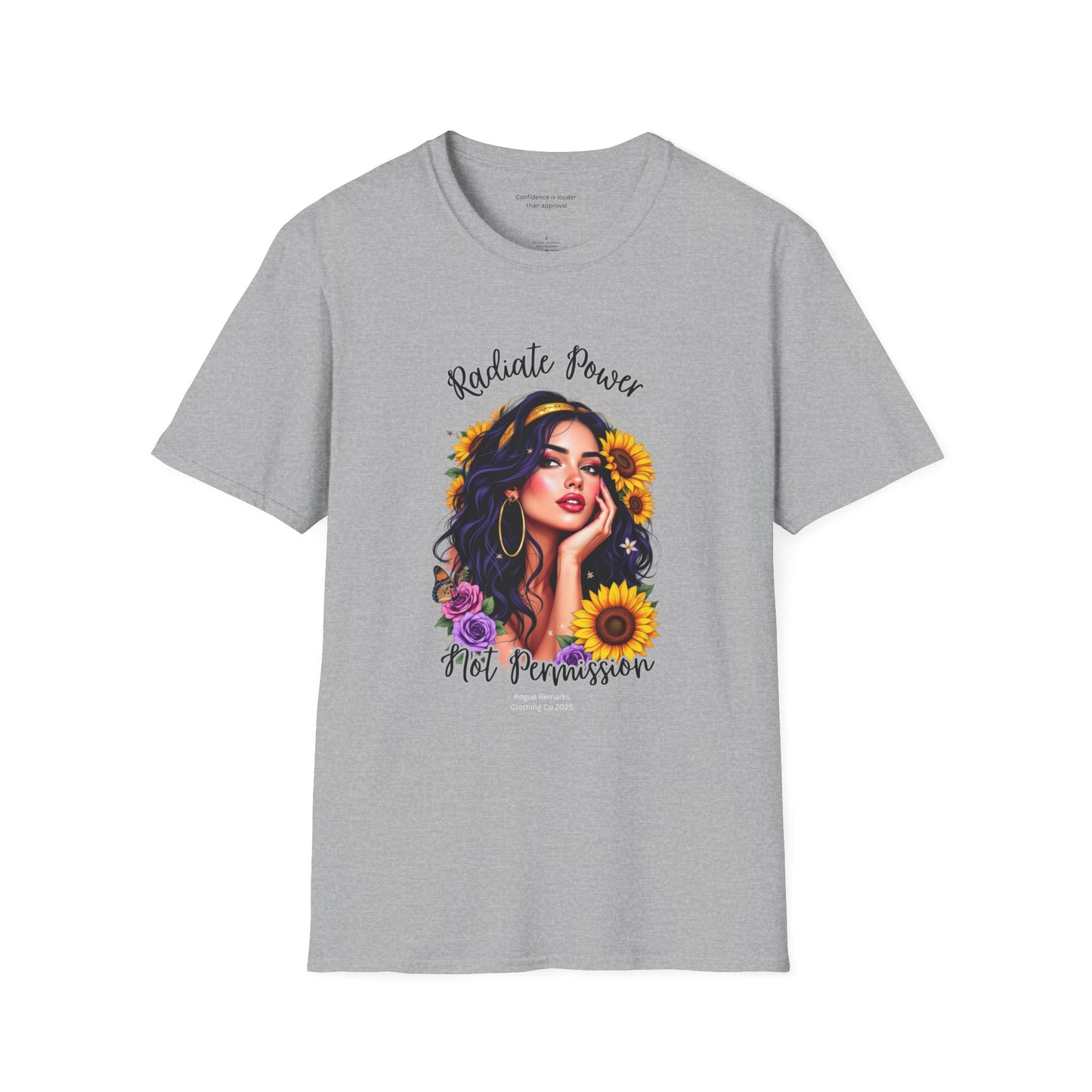 Radiate Power, Not Permission Unisex Softstyle T-Shirt