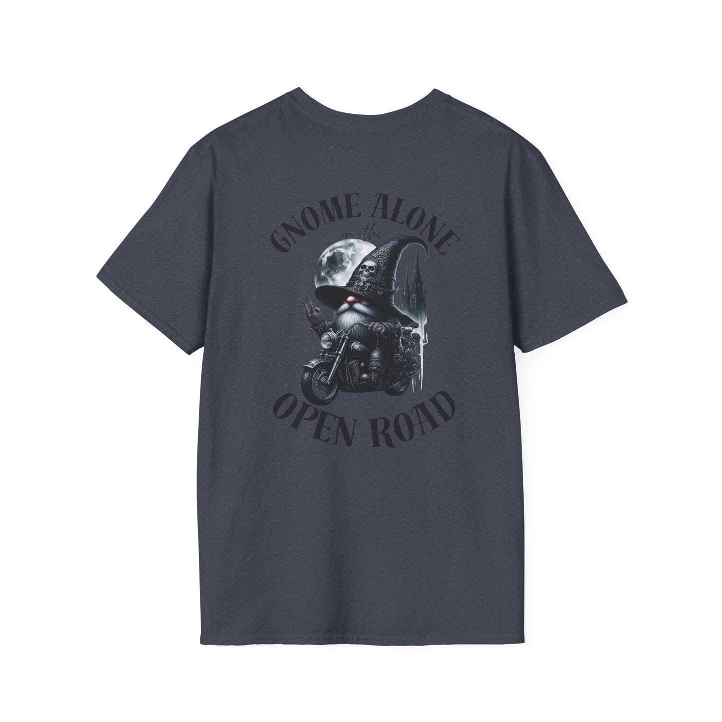 Gnome Alone on the Open Road Unisex Softstyle T-Shirt