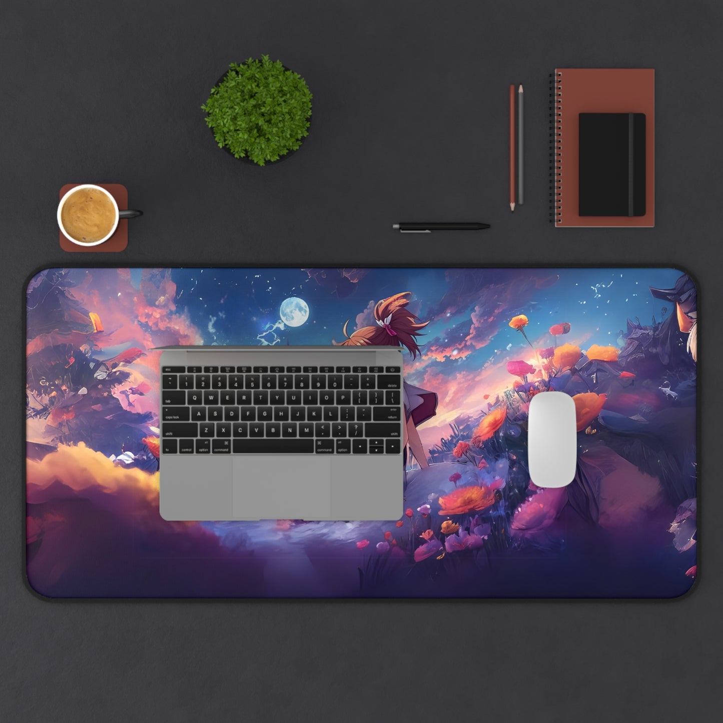 Whispers of Moonlight Gaming Desk Mat
