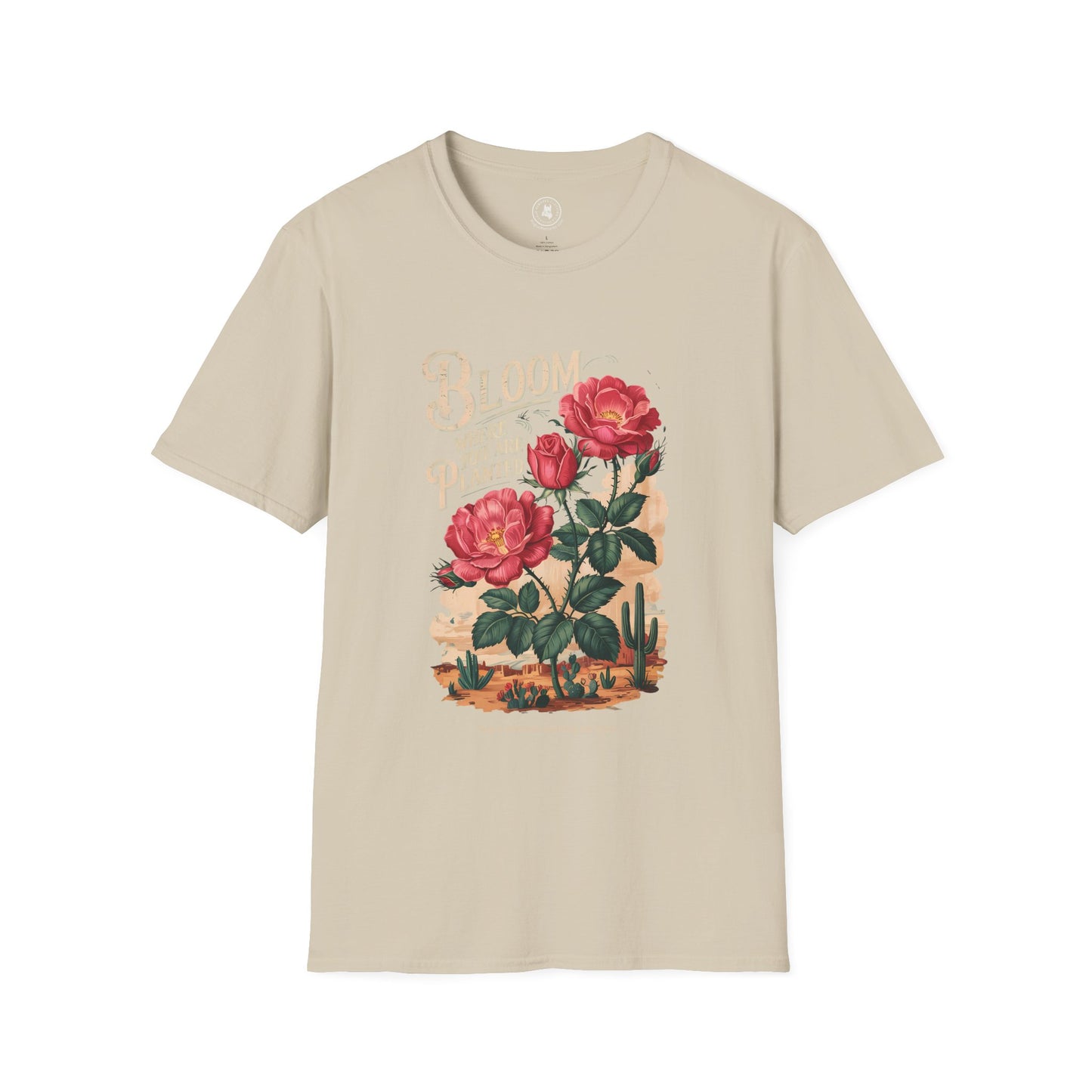 Bloom Where You Are Planted T-Shirt, Inspirational Tee, Floral Design Shirt, Gift for Garden Lovers, Motivational Apparel