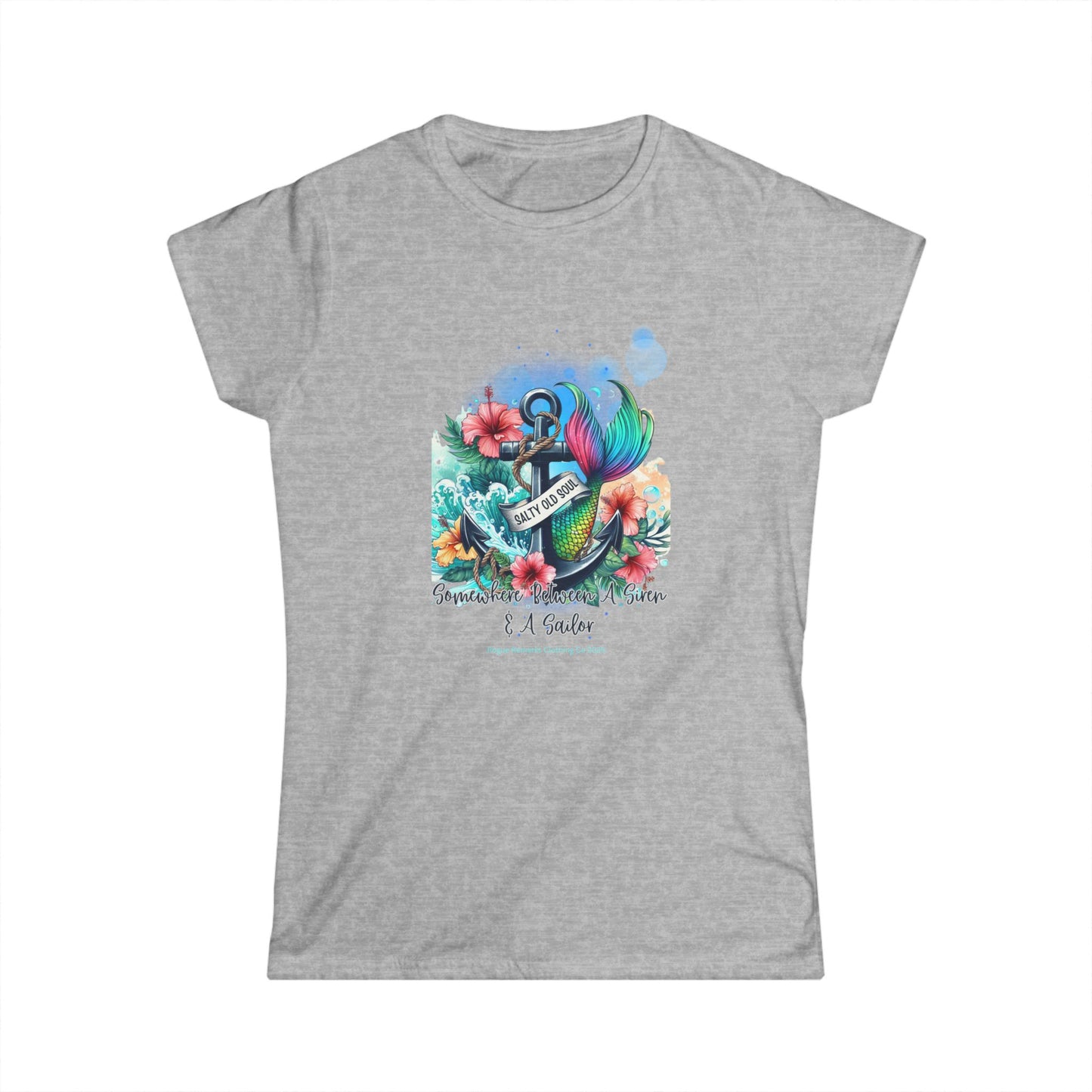 Somewhere Between a Siren & a Sailor Women's Softstyle Tee