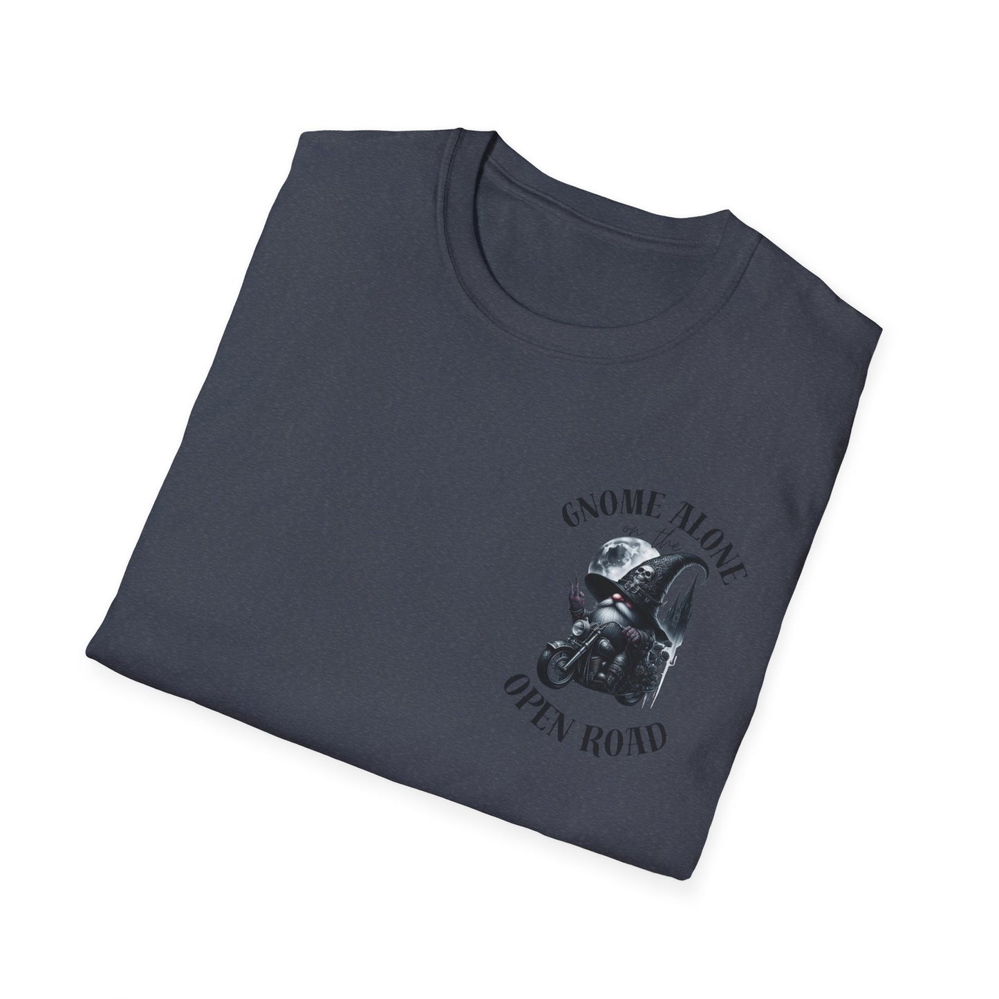 Gnome Alone on the Open Road Unisex Softstyle T-Shirt