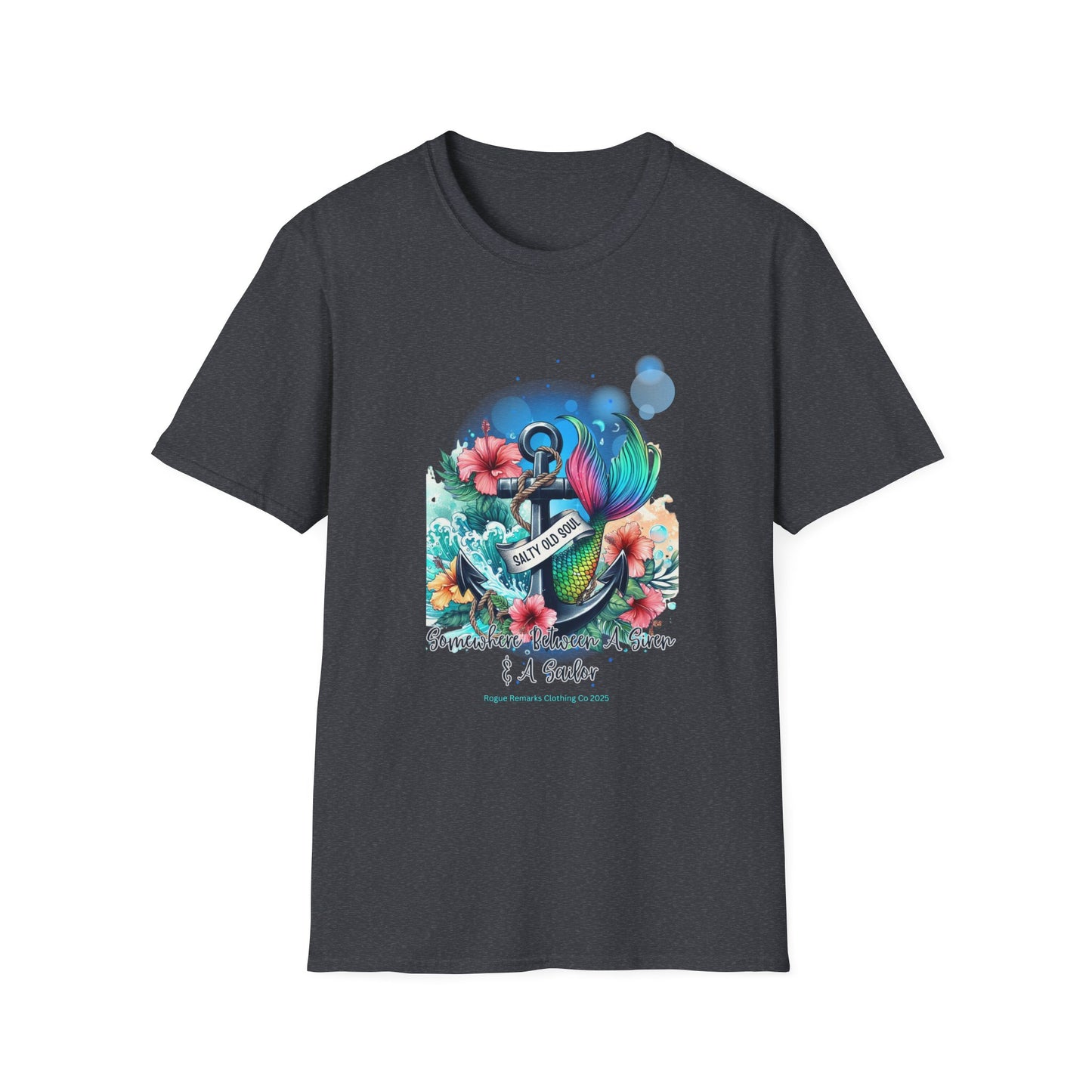 Somewhere Between a Siren & a Sailor Unisex Softstyle T-Shirt