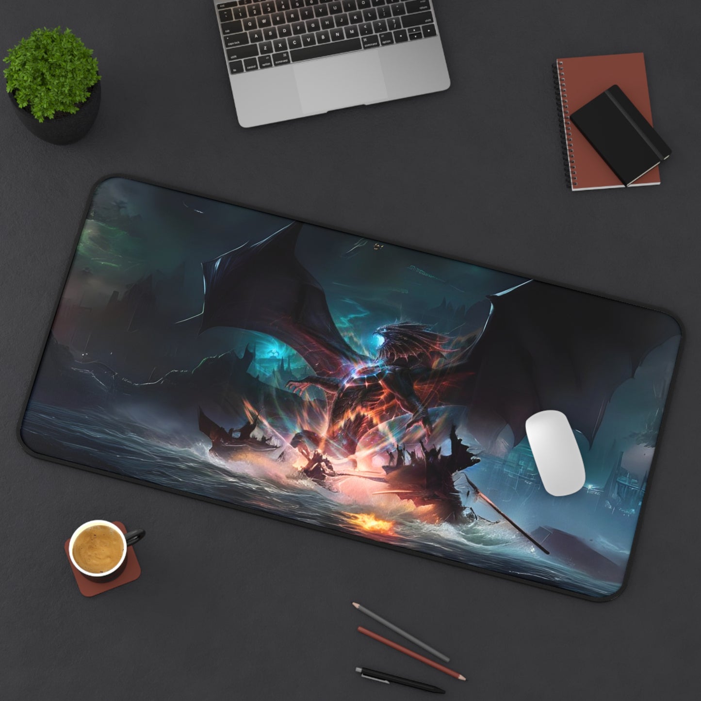 Abyssal Uprising Gaming Desk Mat