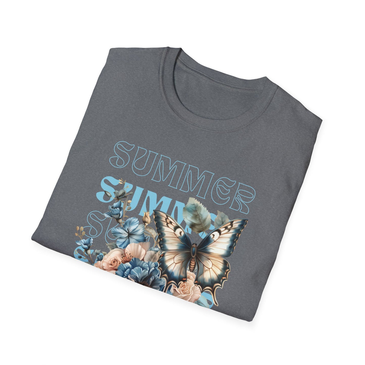 Vibrant Butterfly Tee | Unisex Joyful Summer Shirt