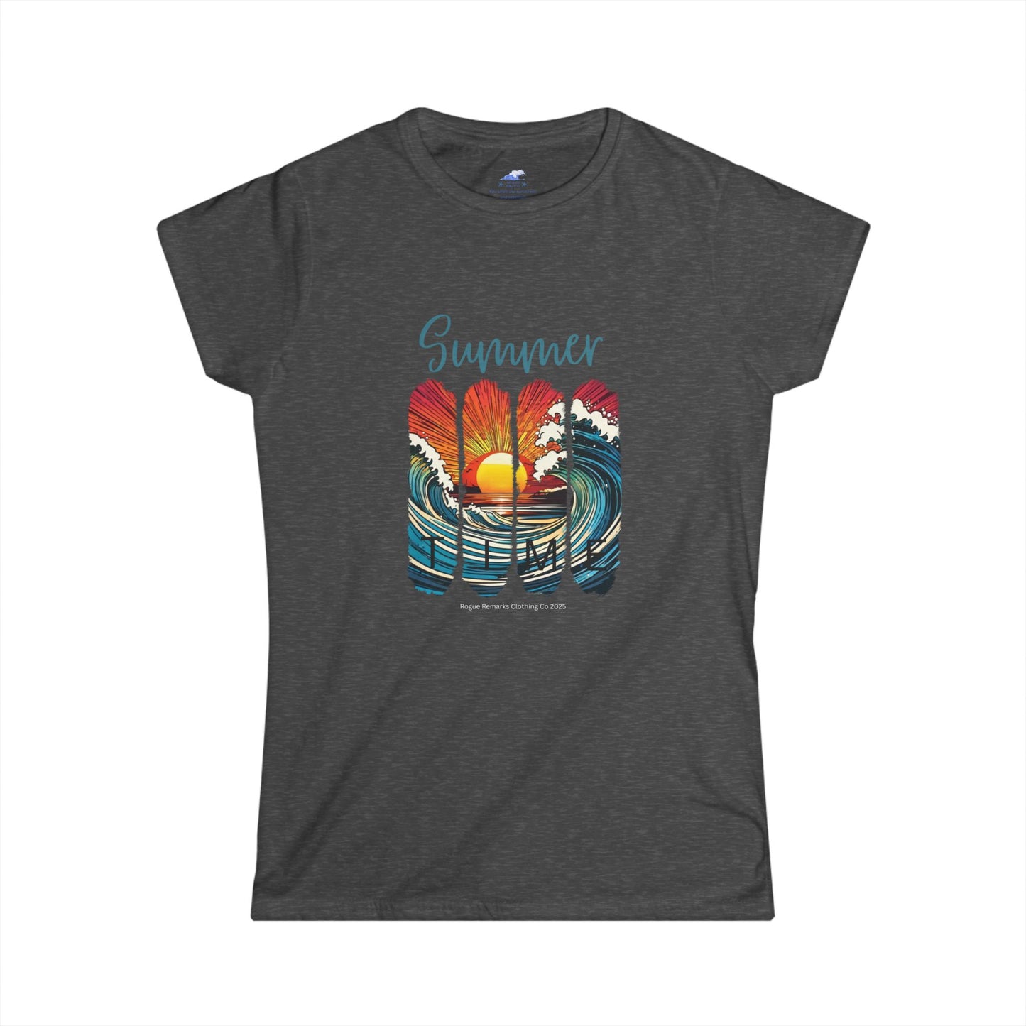 "Summer Time" Tee – Rogue Remarks Clothing Co. Women's Softstyle T-Shirt