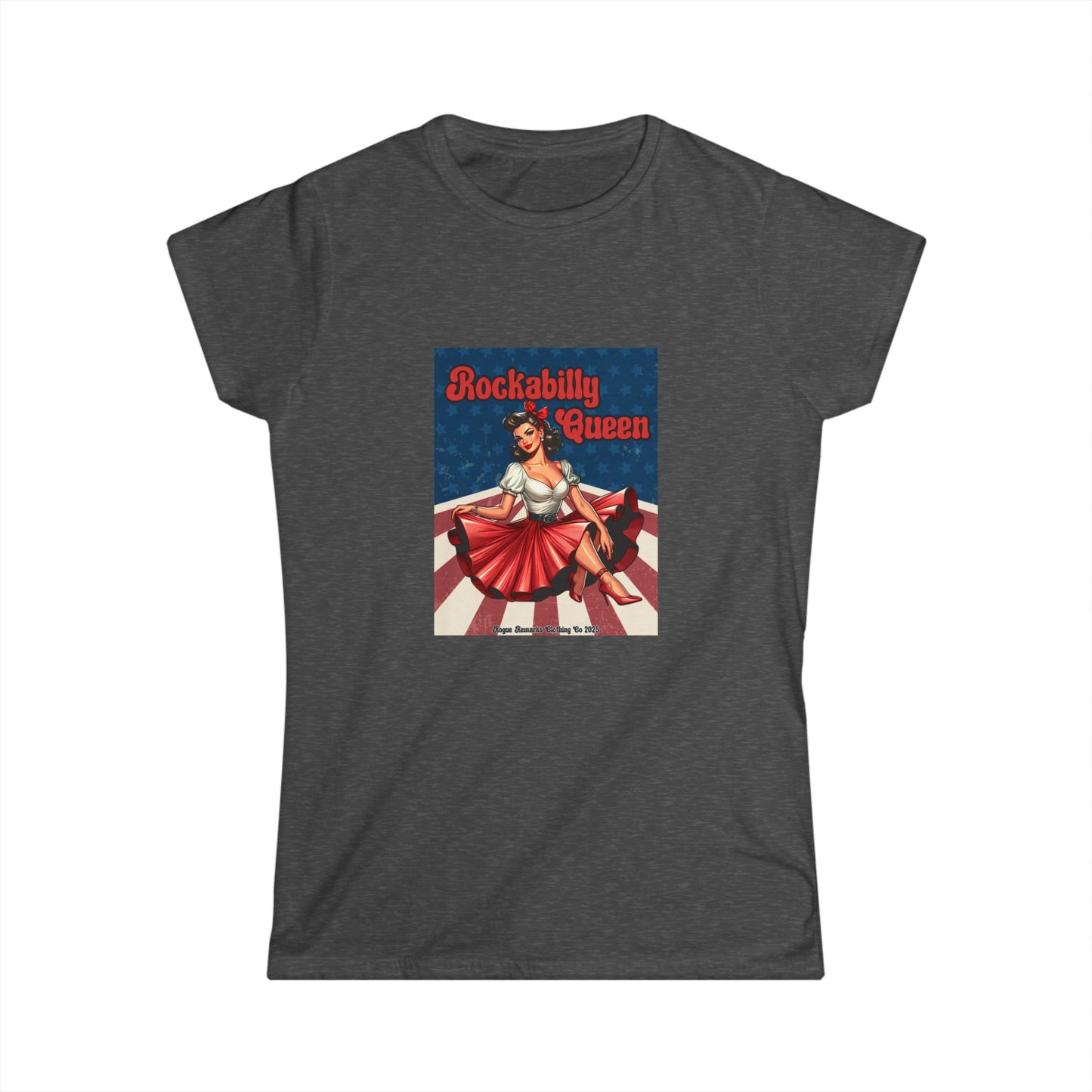 Rockabilly Queen Women's Softstyle T-Shirt