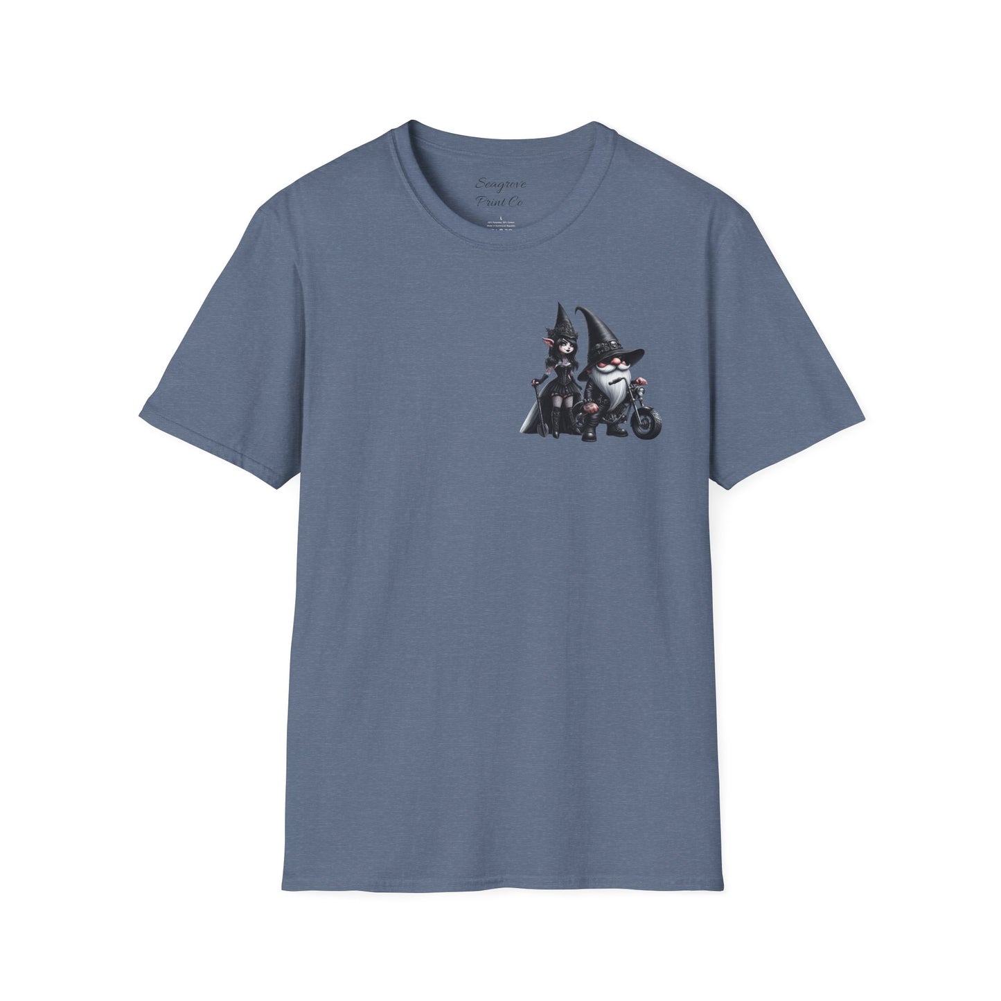 “Gothic Vibes, Midnight Rides” Unisex Softstyle T-Shirt