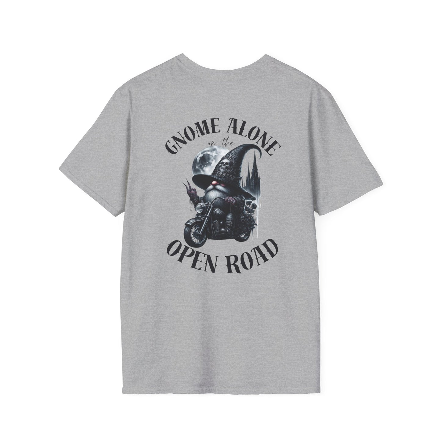 Gnome Alone on the Open Road Unisex Softstyle T-Shirt