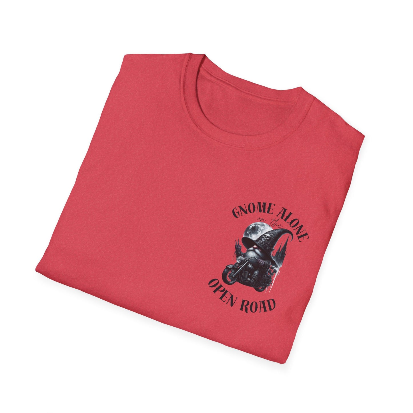 Gnome Alone on the Open Road Unisex Softstyle T-Shirt