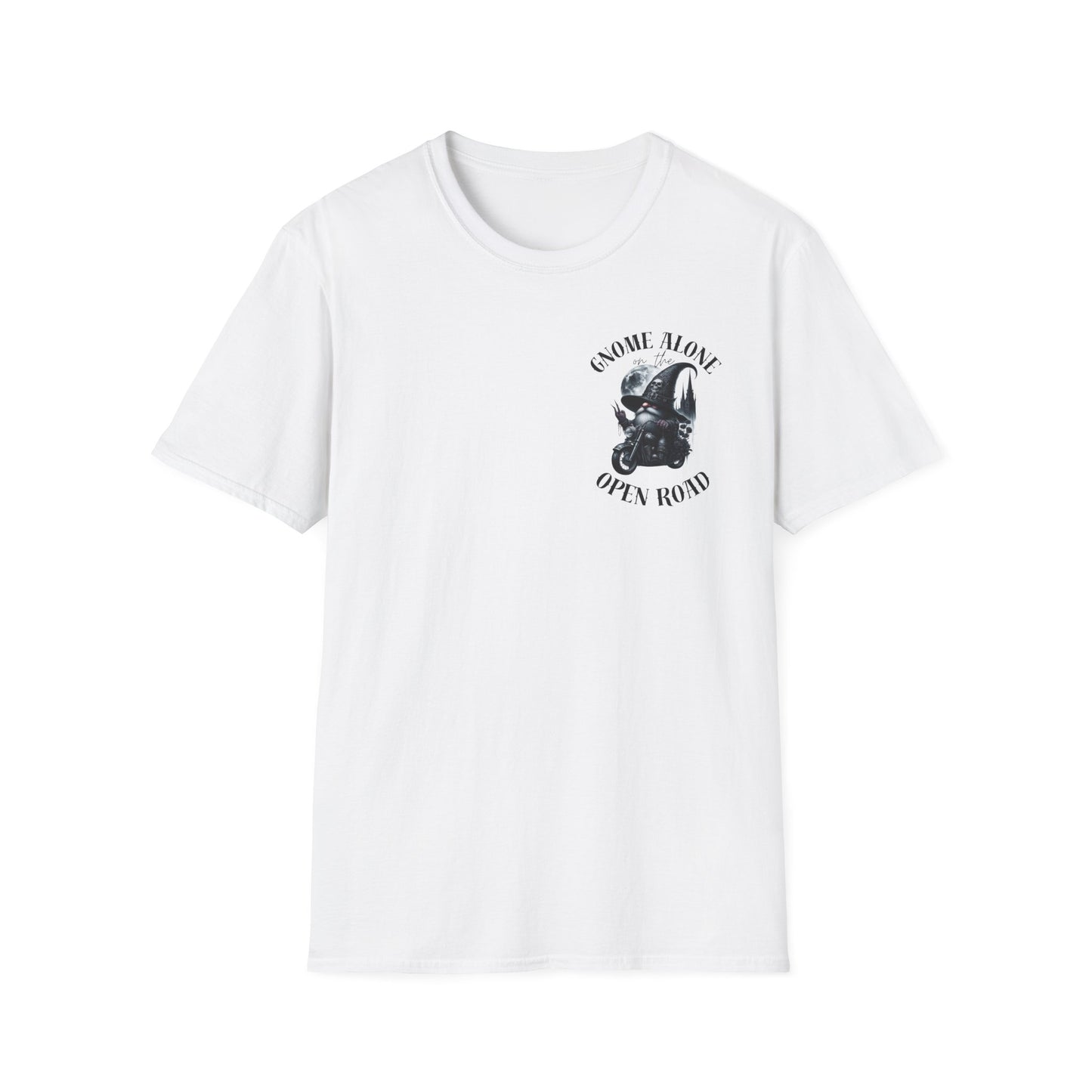 Gnome Alone on the Open Road Unisex Softstyle T-Shirt
