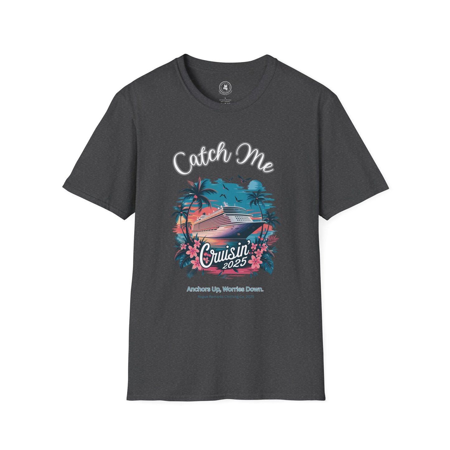 Catch Me Cruisin’ 2025 Tee – Anchors Up Edition Unisex Softstyle T-Shirt