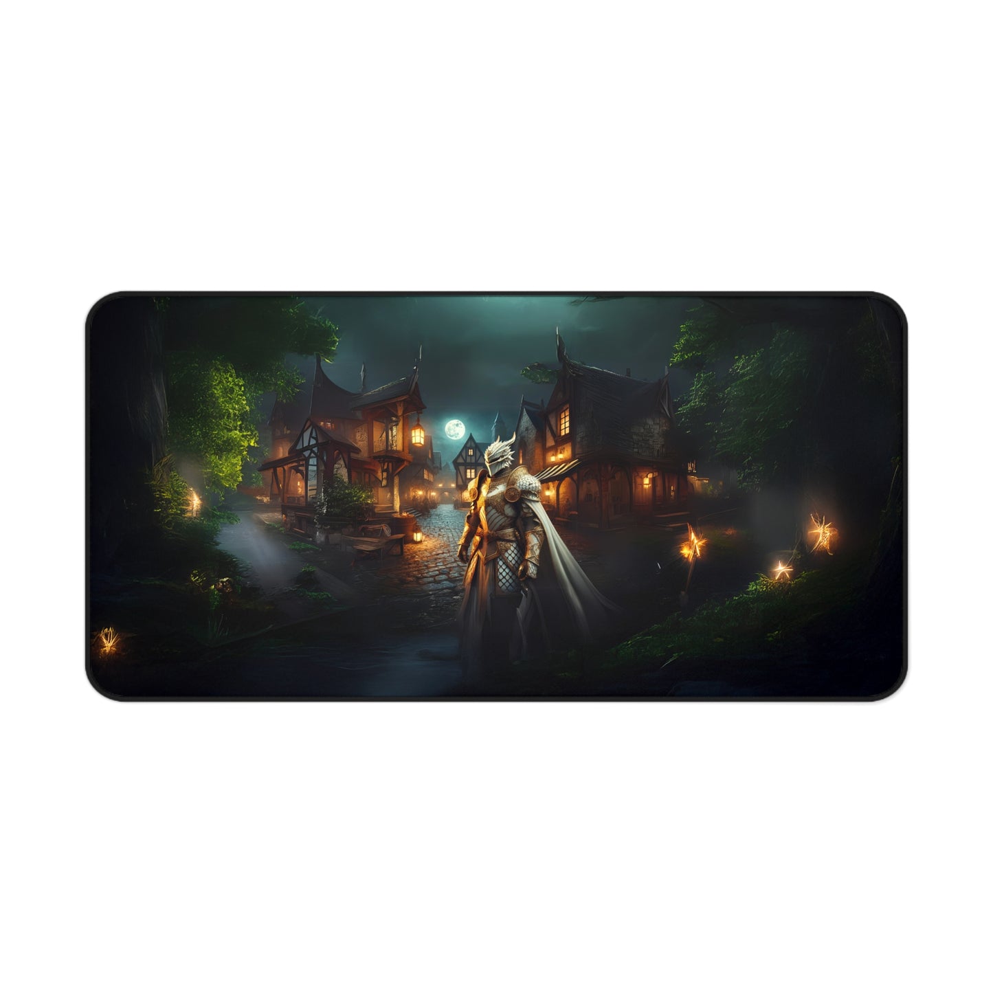 Midnight Fantasy Adventure Gaming Desk Mat