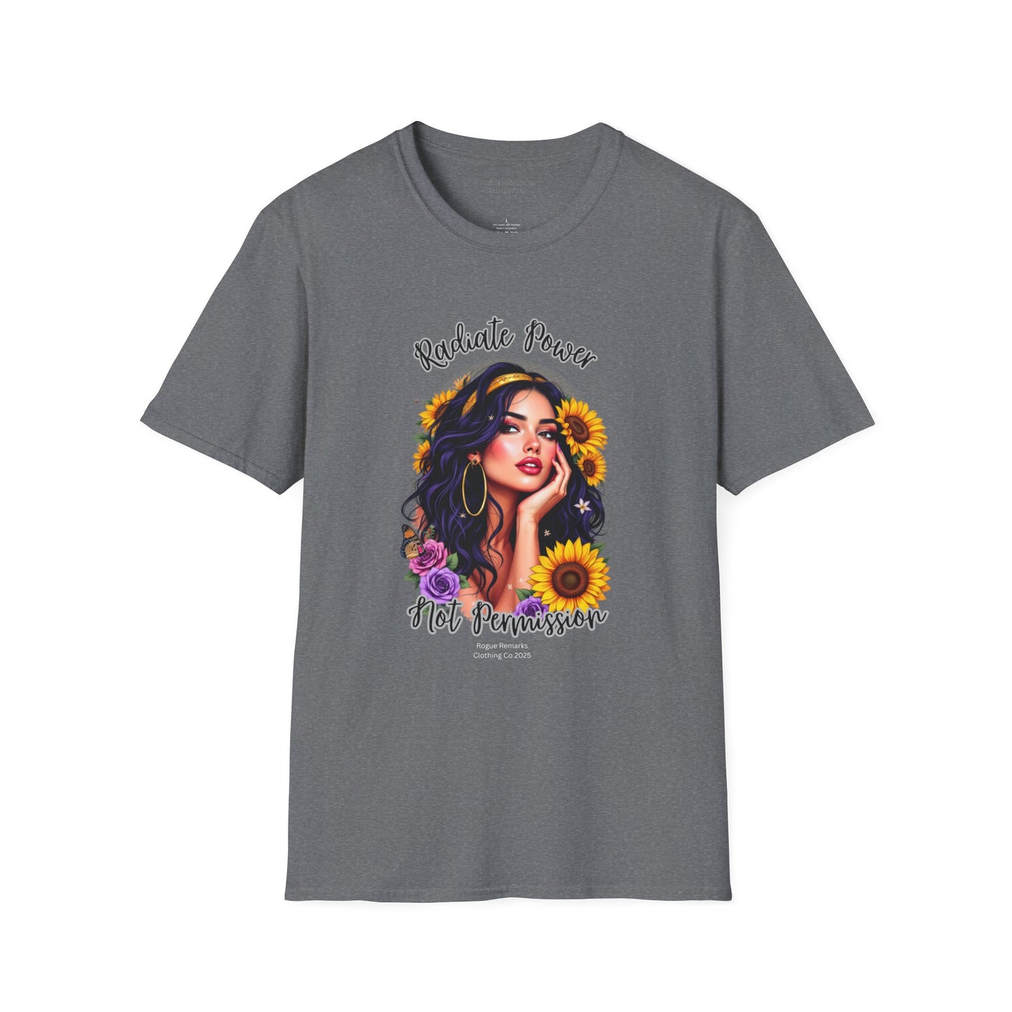 Radiate Power, Not Permission Unisex Softstyle T-Shirt
