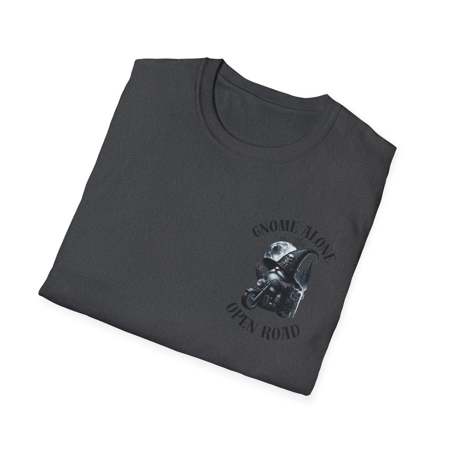 Gnome Alone on the Open Road Unisex Softstyle T-Shirt