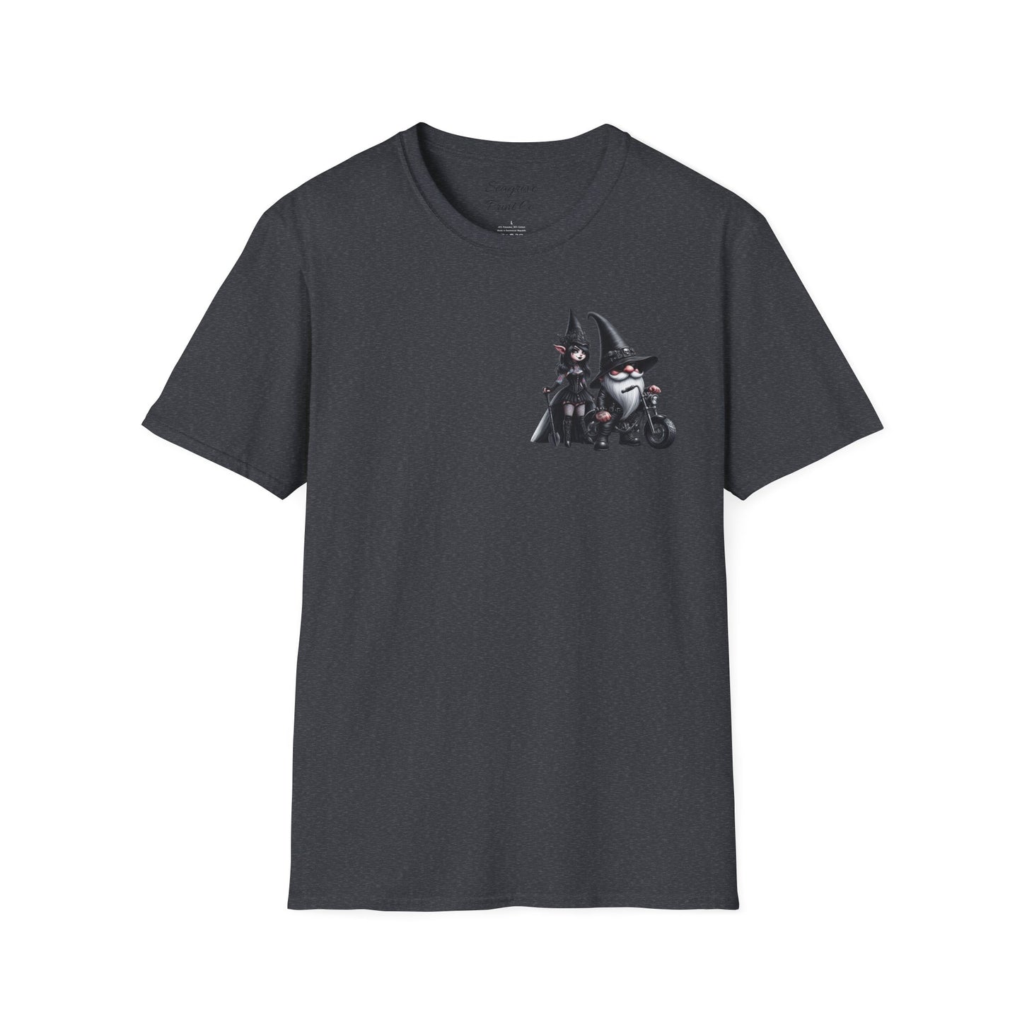 “Gothic Vibes, Midnight Rides” Unisex Softstyle T-Shirt