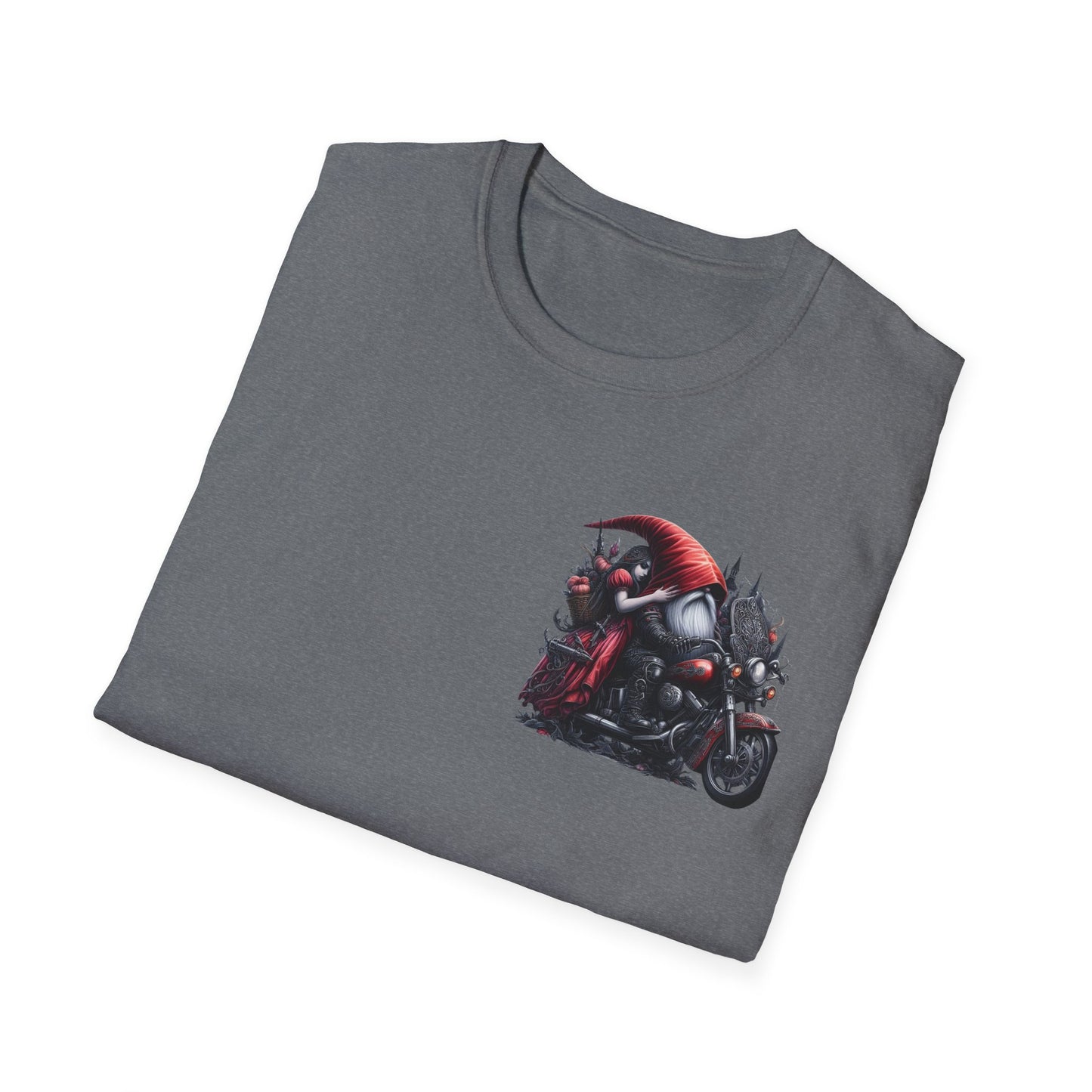 “Riding with My Gnomie” Unisex Softstyle T-Shirt