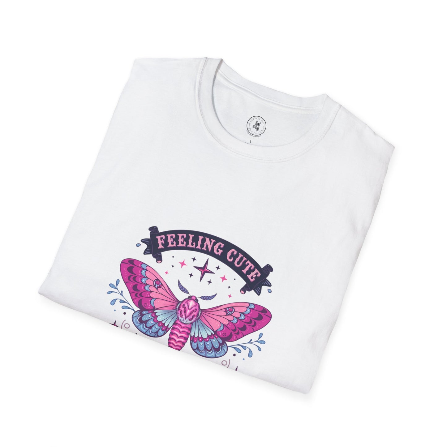 Feeling Cute, Might Hex You Later Unisex Tee – Moth Magic Edition