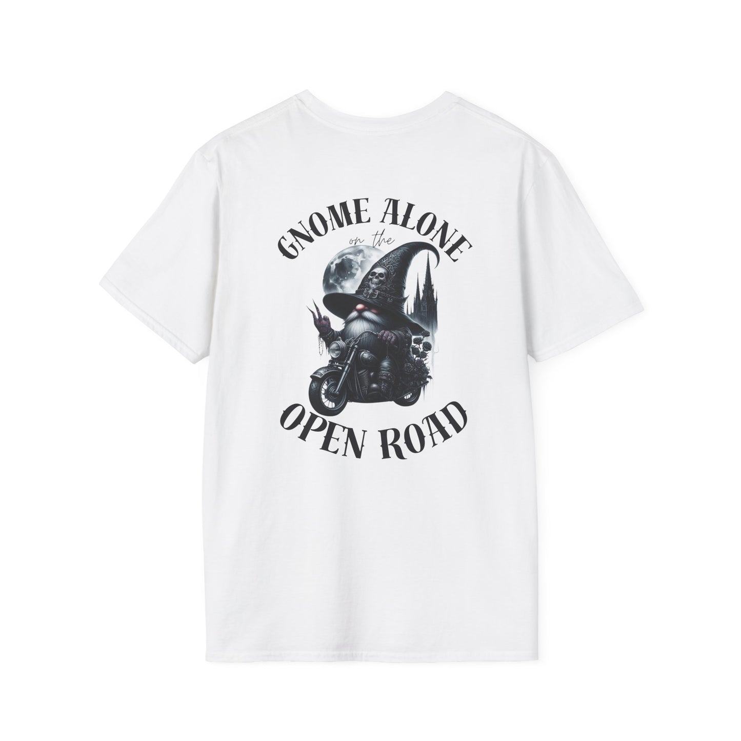 Gnome Alone on the Open Road Unisex Softstyle T-Shirt