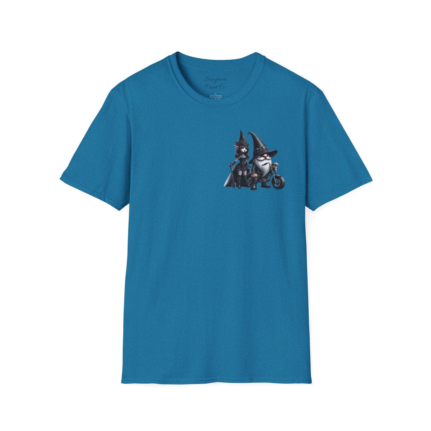 “Gothic Vibes, Midnight Rides” Unisex Softstyle T-Shirt
