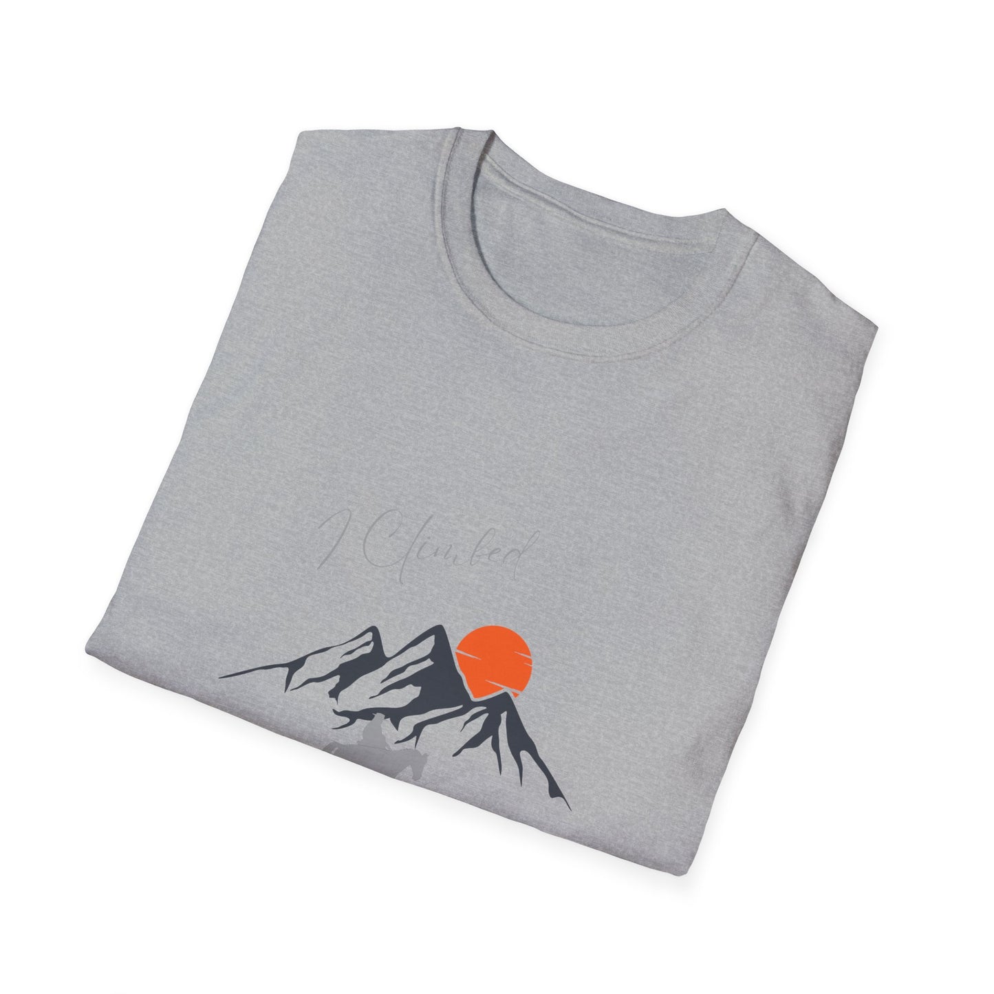 I Climbed Brokeback Mountain Unisex Softstyle T-Shirt
