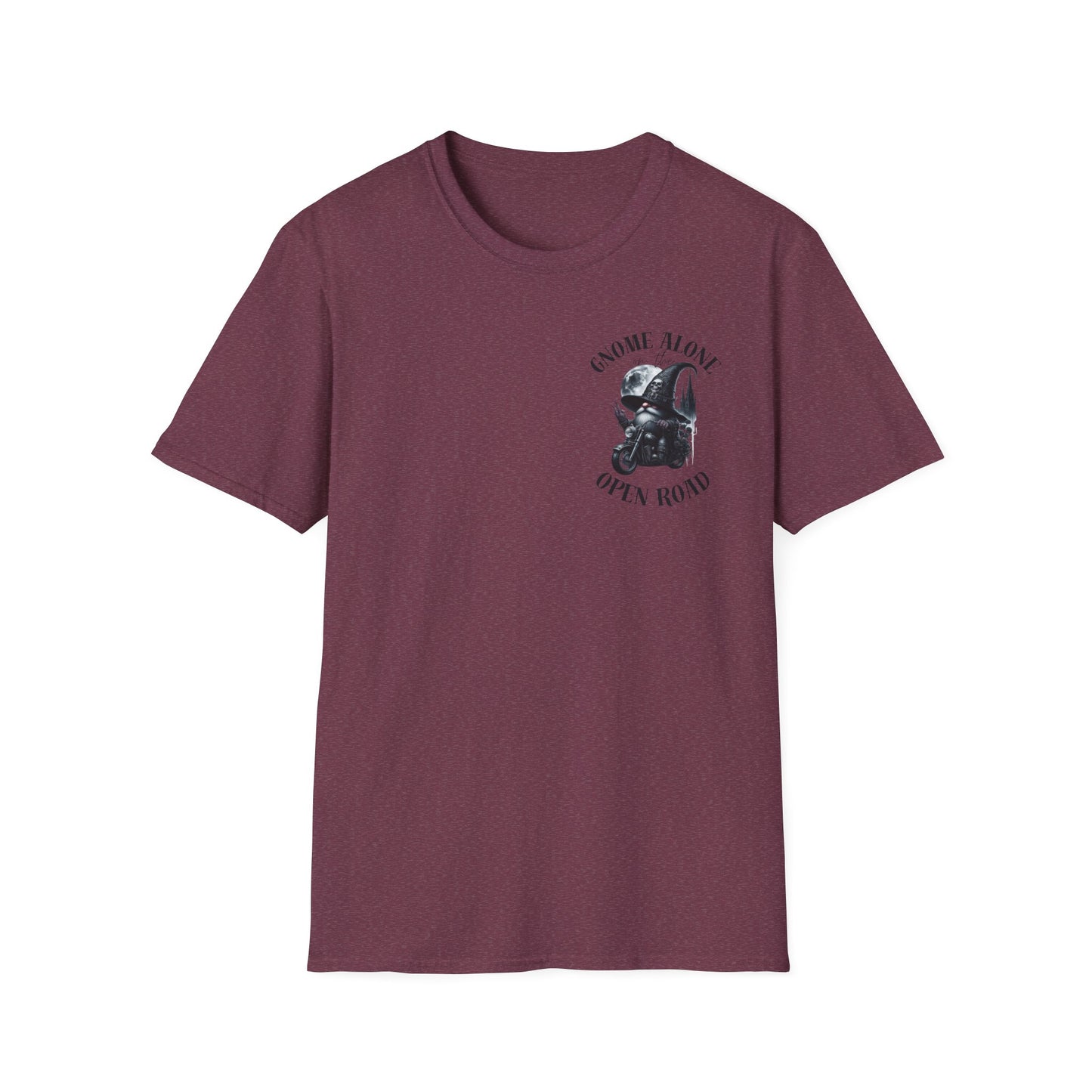 Gnome Alone on the Open Road Unisex Softstyle T-Shirt