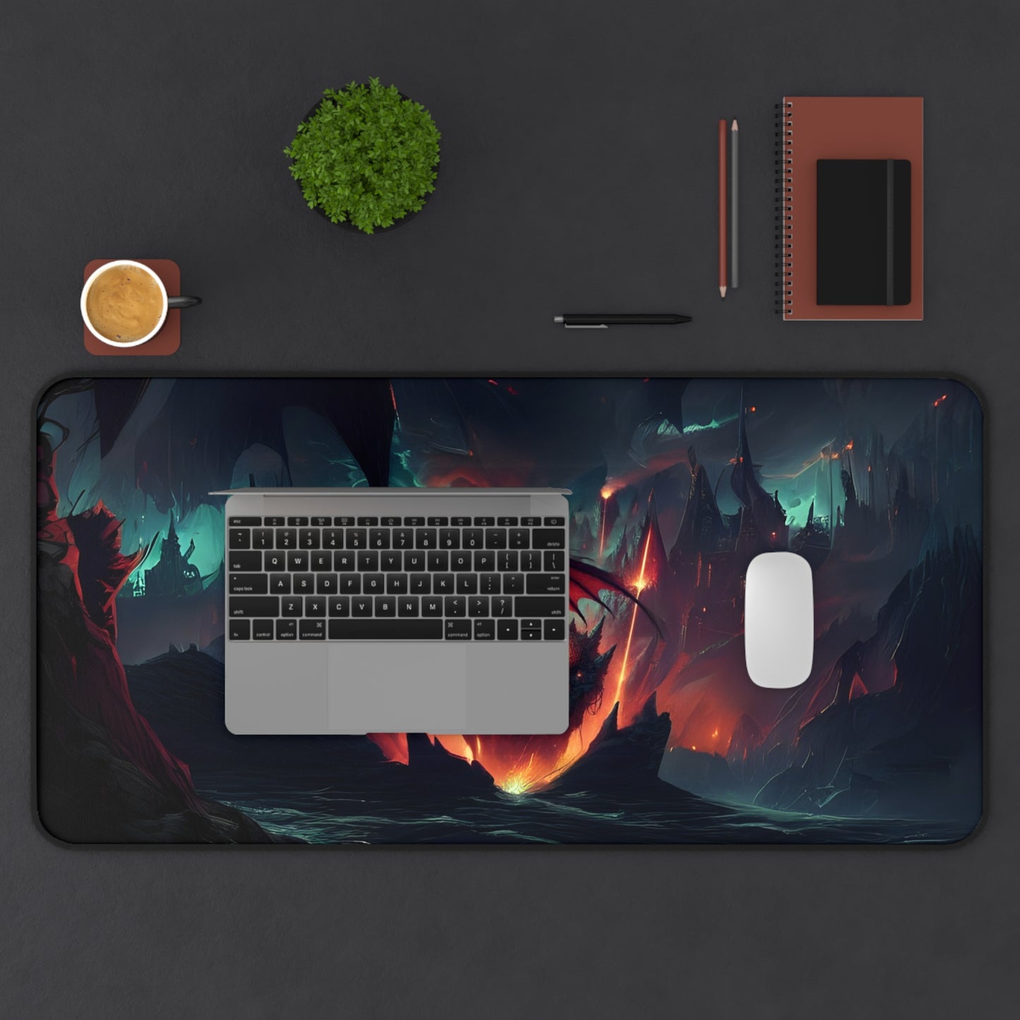 Nest of Fire Gaming Desk Mat