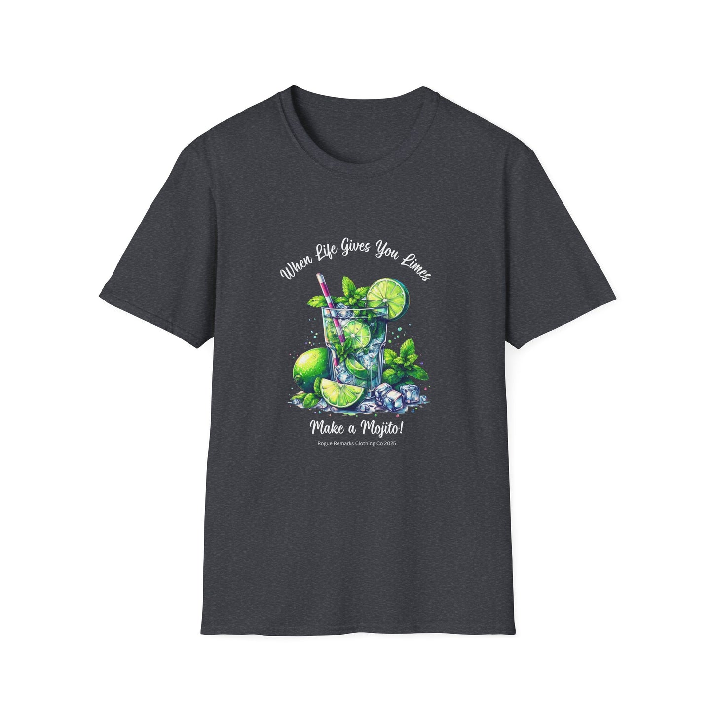 When Life Gives You Limes… Make a Mojito! Unisex Softstyle T-Shirt