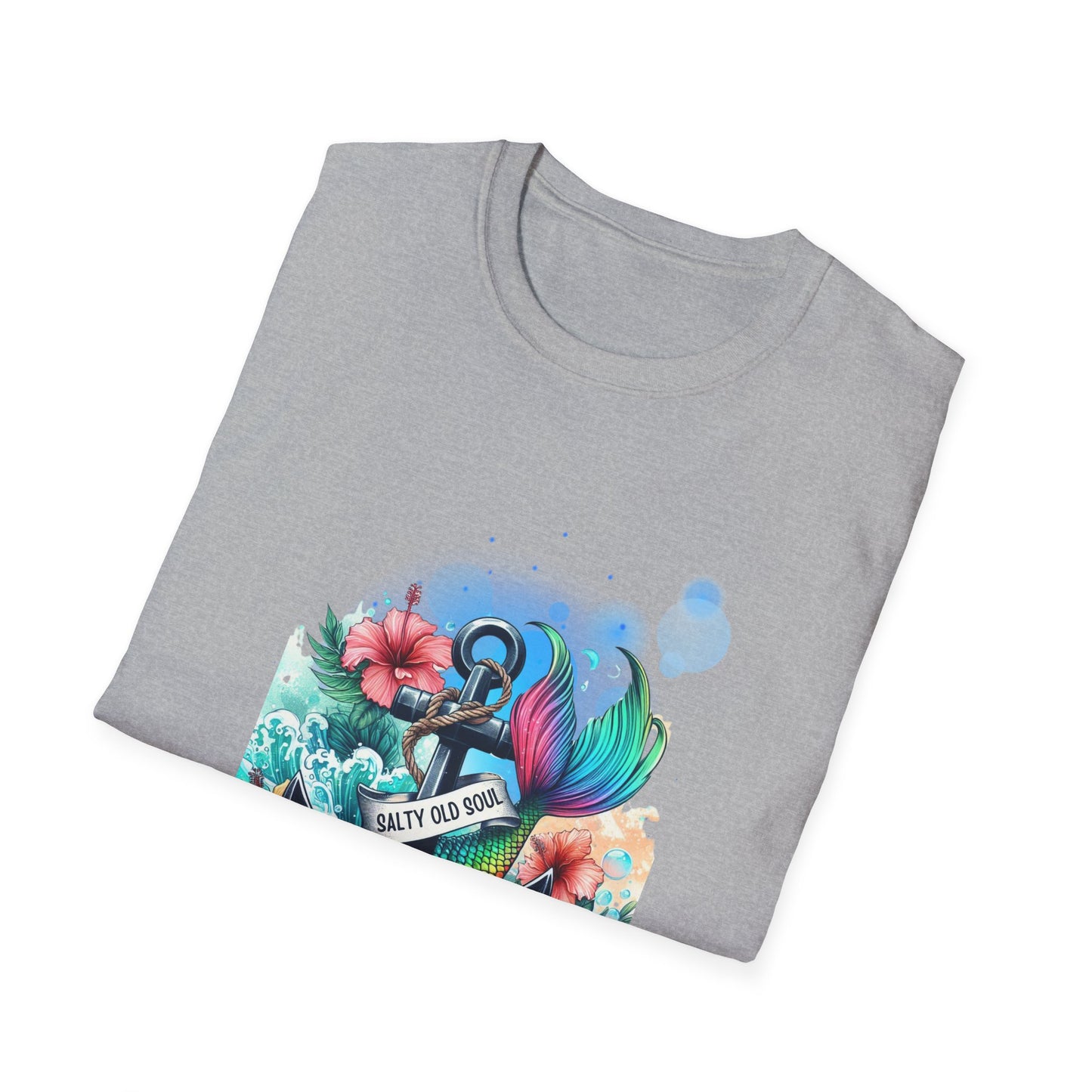 Somewhere Between a Siren & a Sailor Unisex Softstyle T-Shirt