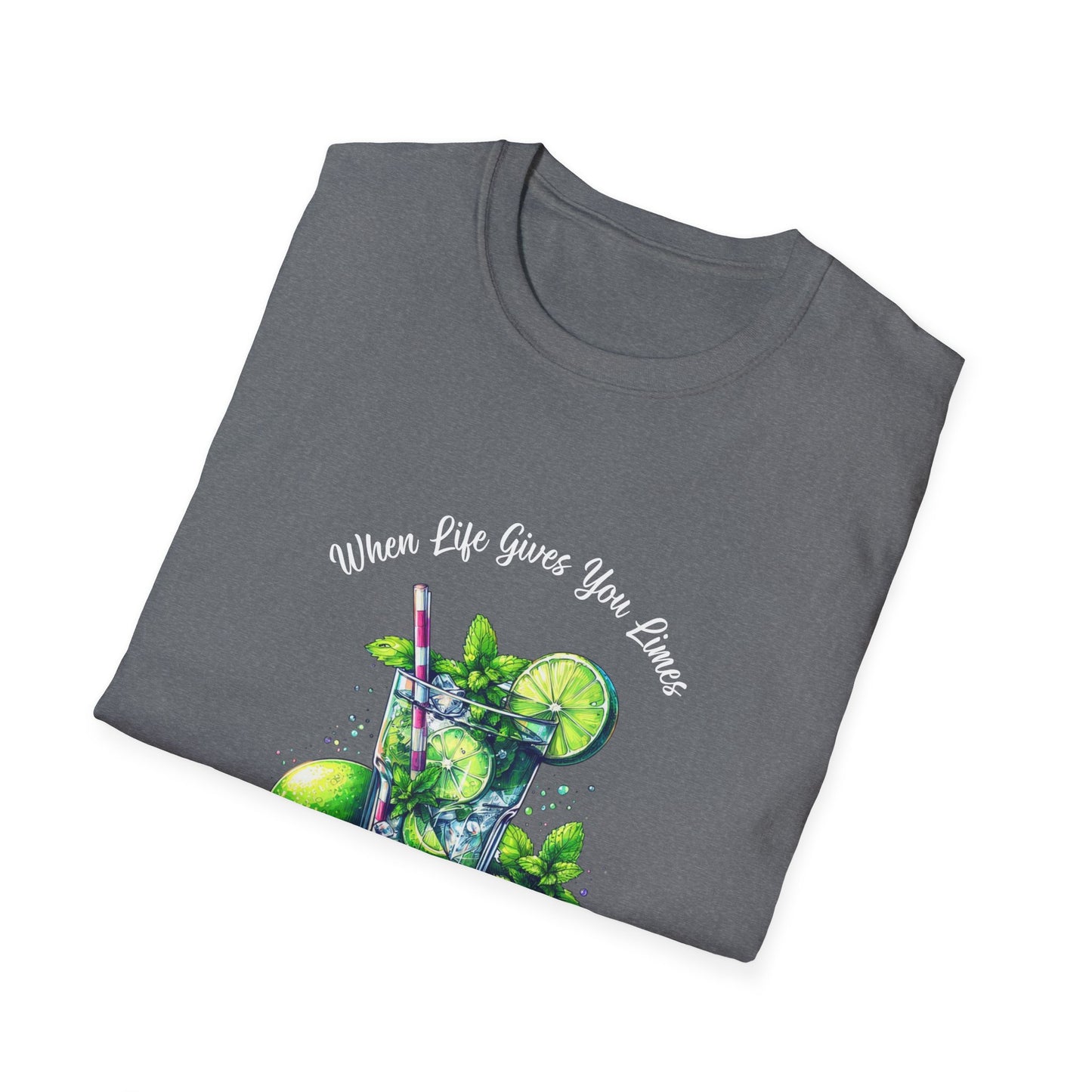 When Life Gives You Limes… Make a Mojito! Unisex Softstyle T-Shirt
