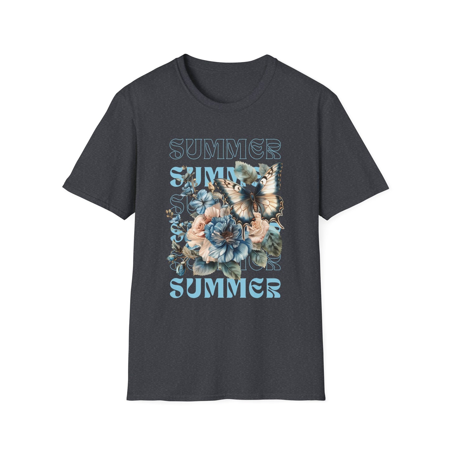 Vibrant Butterfly Tee | Unisex Joyful Summer Shirt