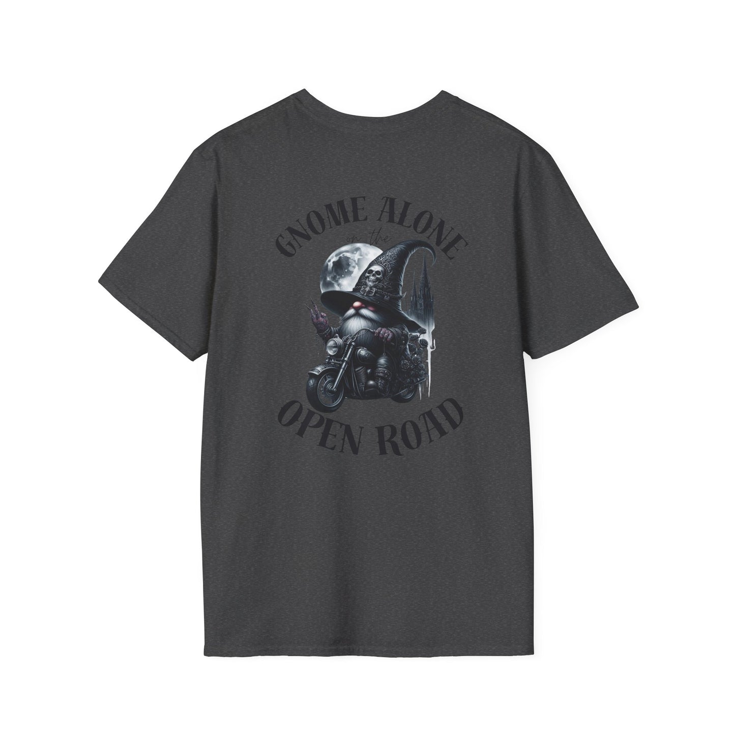 Gnome Alone on the Open Road Unisex Softstyle T-Shirt