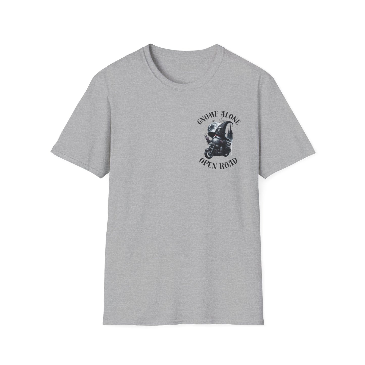 Gnome Alone on the Open Road Unisex Softstyle T-Shirt