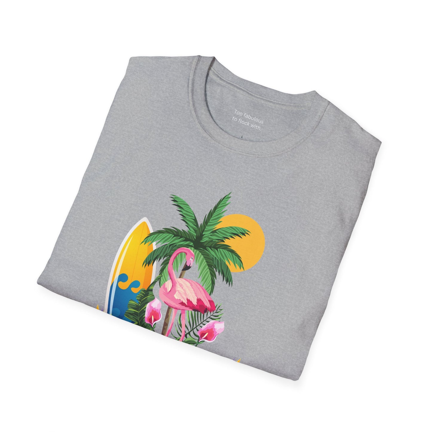 Aloha Summer – Where Sass Meets Sunshine Unisex Softstyle T-Shirt