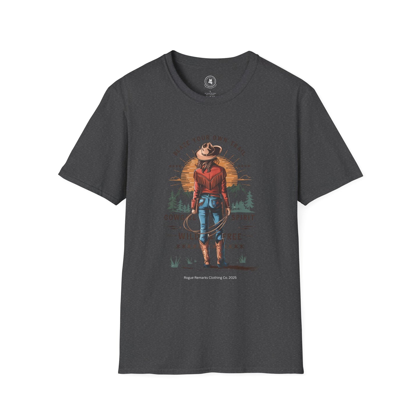 Blaze Your Own Trail Tee – Cowgirl Spirit Edition Unisex Softstyle T-Shirt