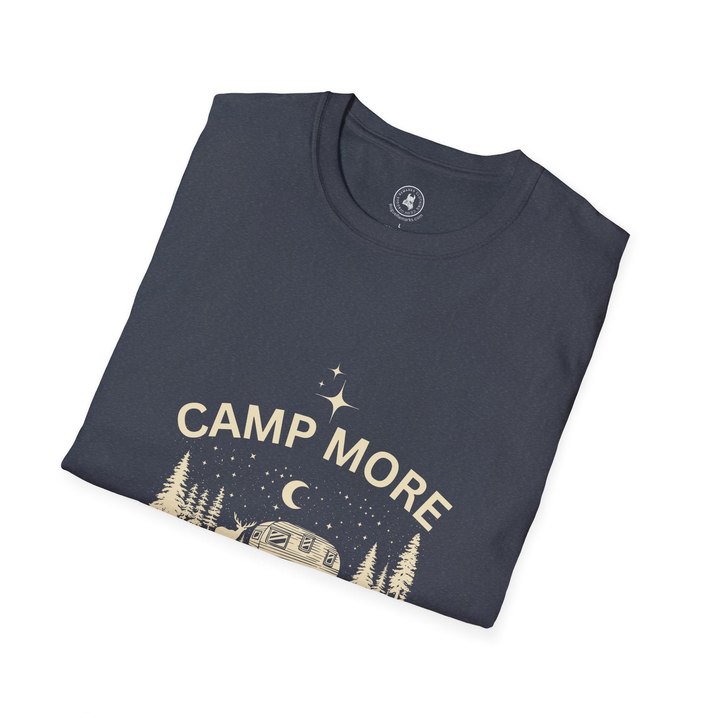 Camp More, Worry Less Tee – Stargazer Edition Unisex T-Shirt